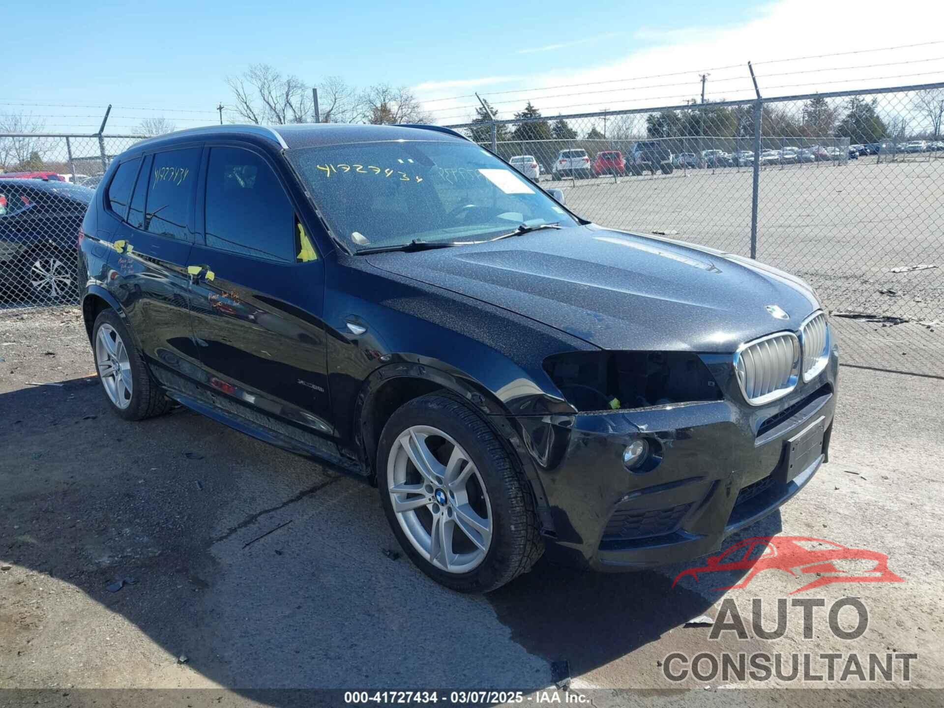 BMW X3 2014 - 5UXWX9C52E0D34928