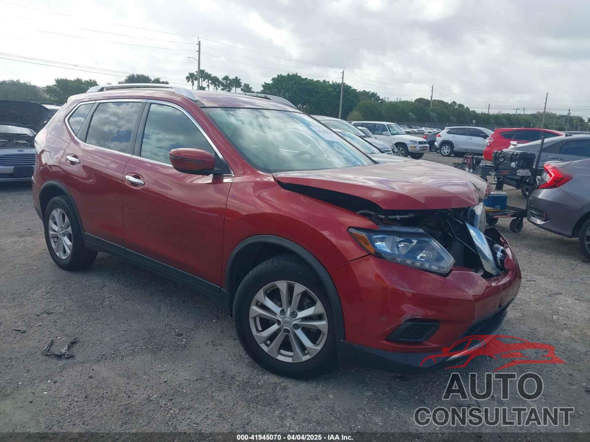 NISSAN ROGUE 2016 - KNMAT2MT9GP592897