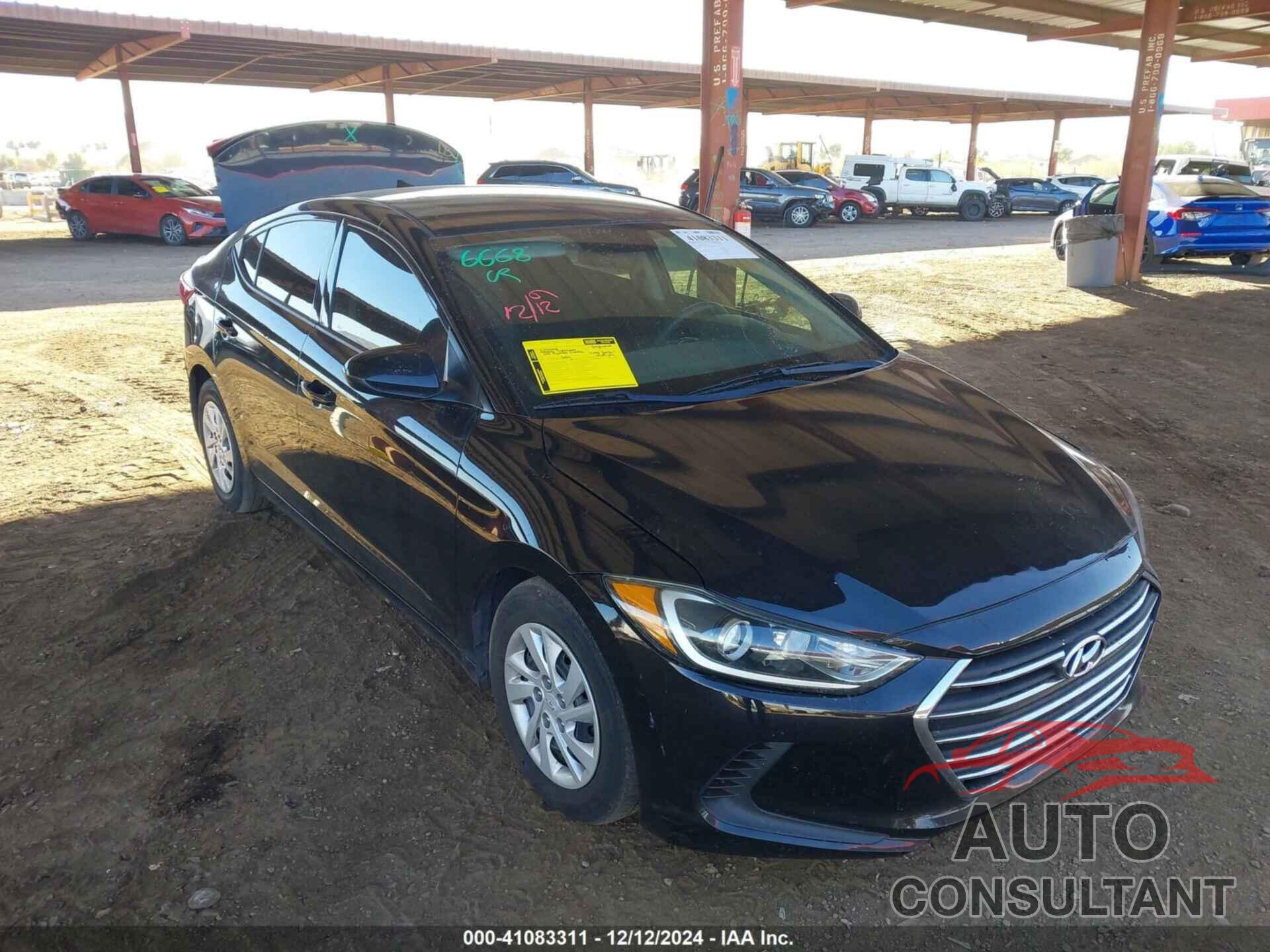 HYUNDAI ELANTRA 2018 - 5NPD74LF0JH380580