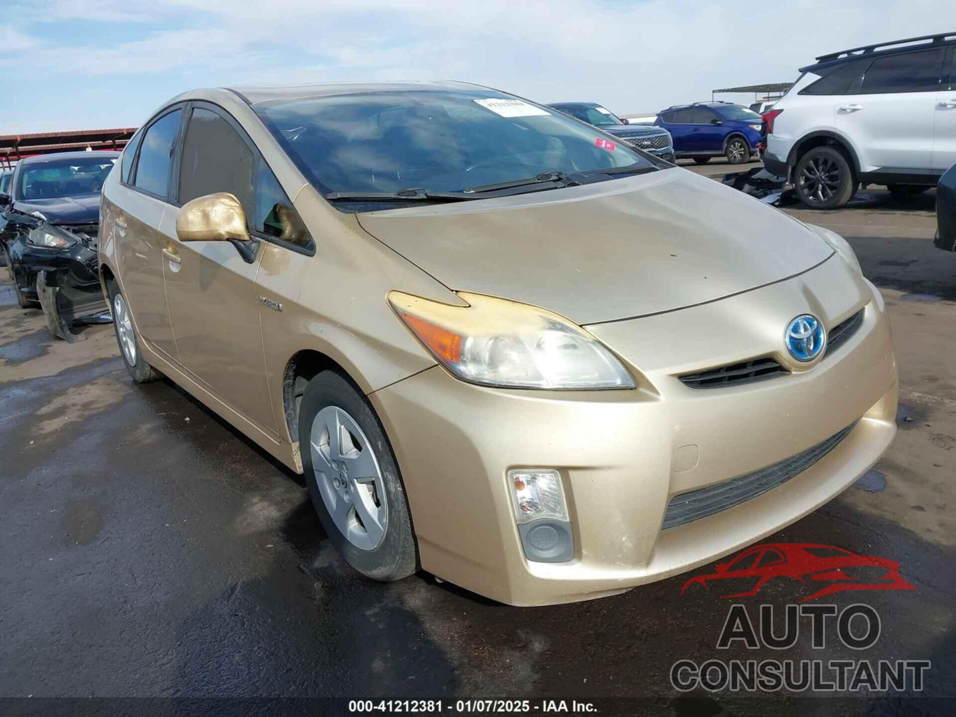 TOYOTA PRIUS 2011 - JTDKN3DU7B0320704