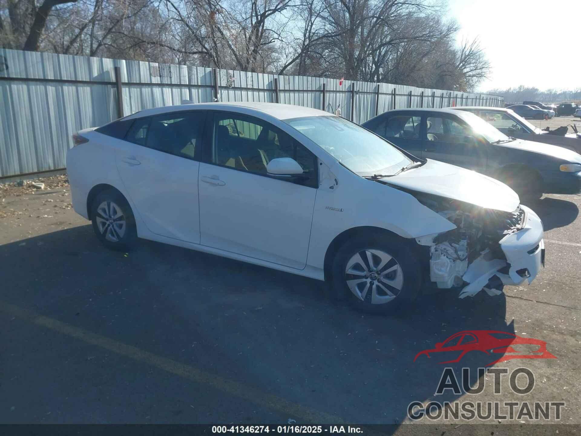 TOYOTA PRIUS 2017 - JTDKBRFU6H3044130