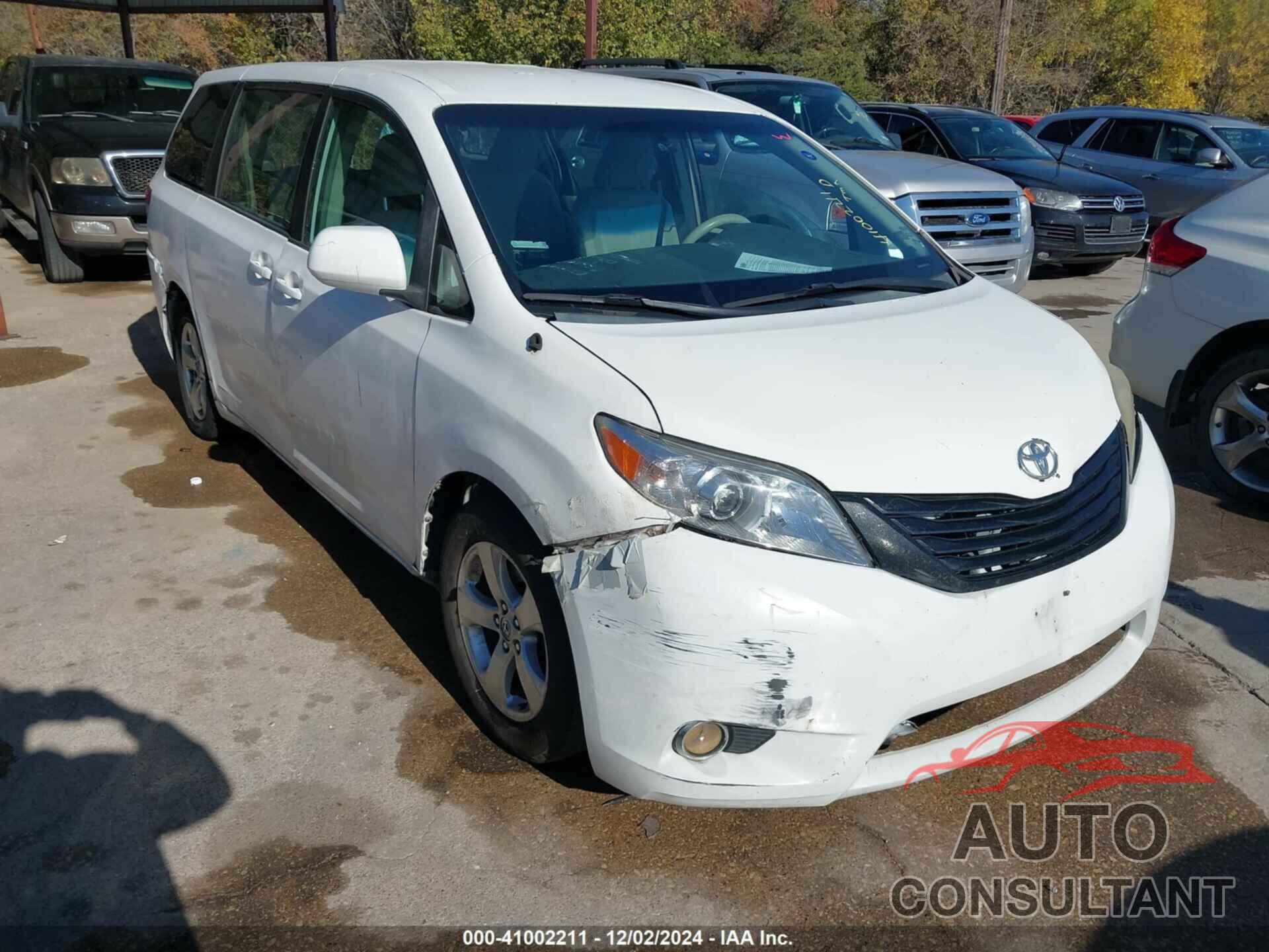 TOYOTA SIENNA 2013 - 5TDZK3DC3DS386276