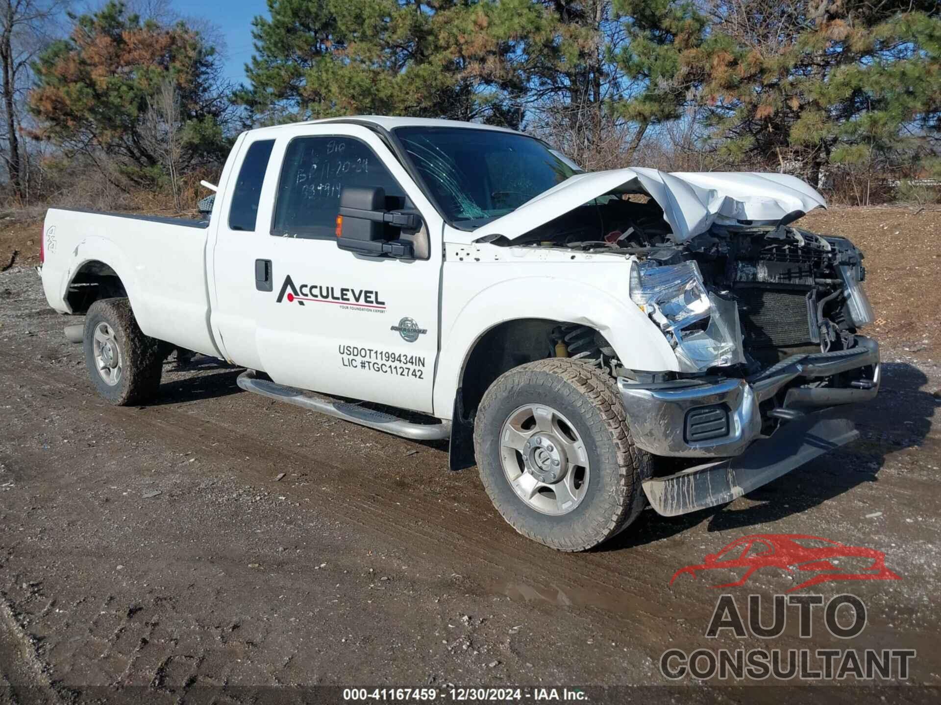 FORD F-350 2012 - 1FT8X3BT4CEB34914