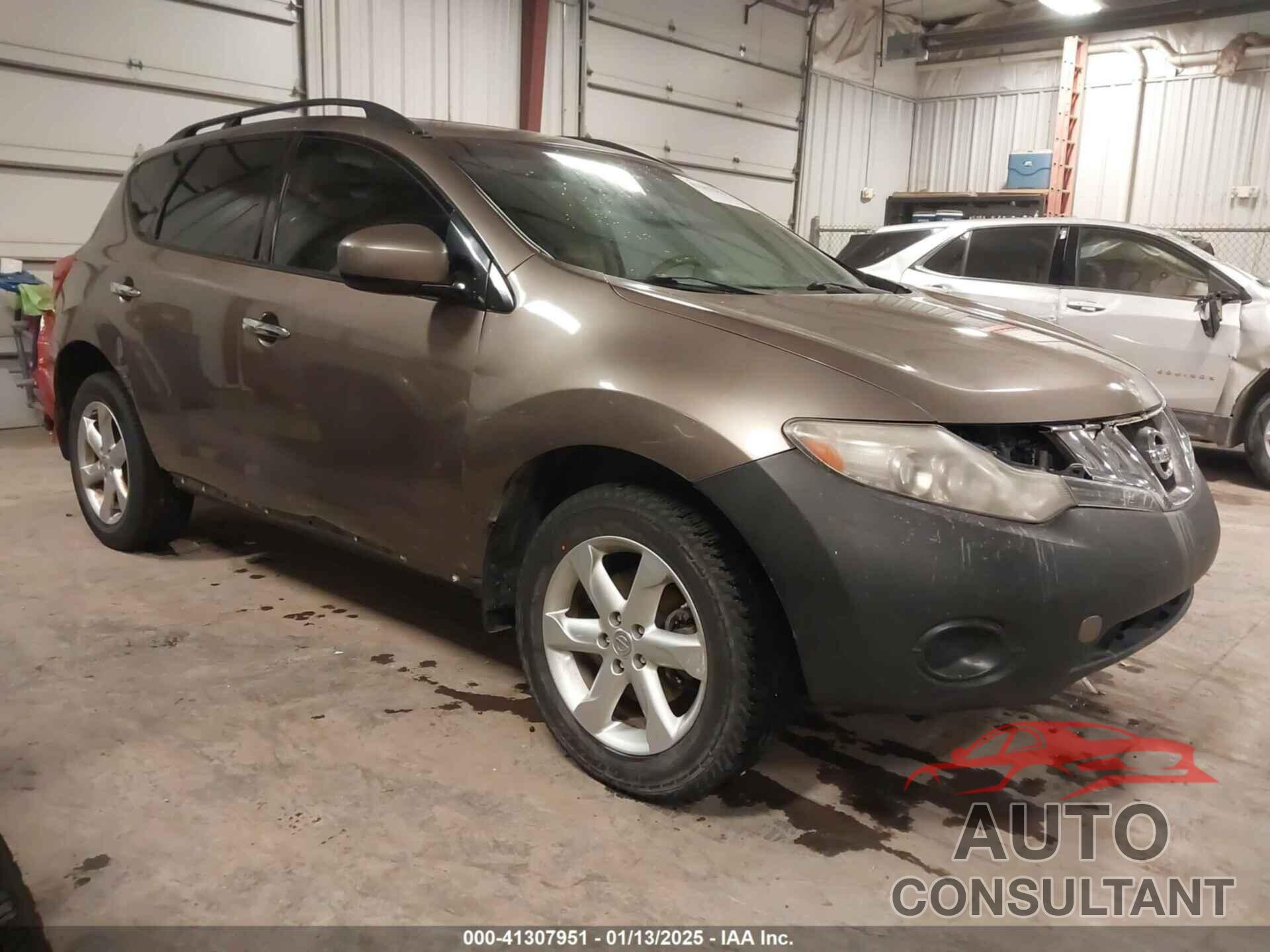 NISSAN MURANO 2009 - JN8AZ18U59W027135