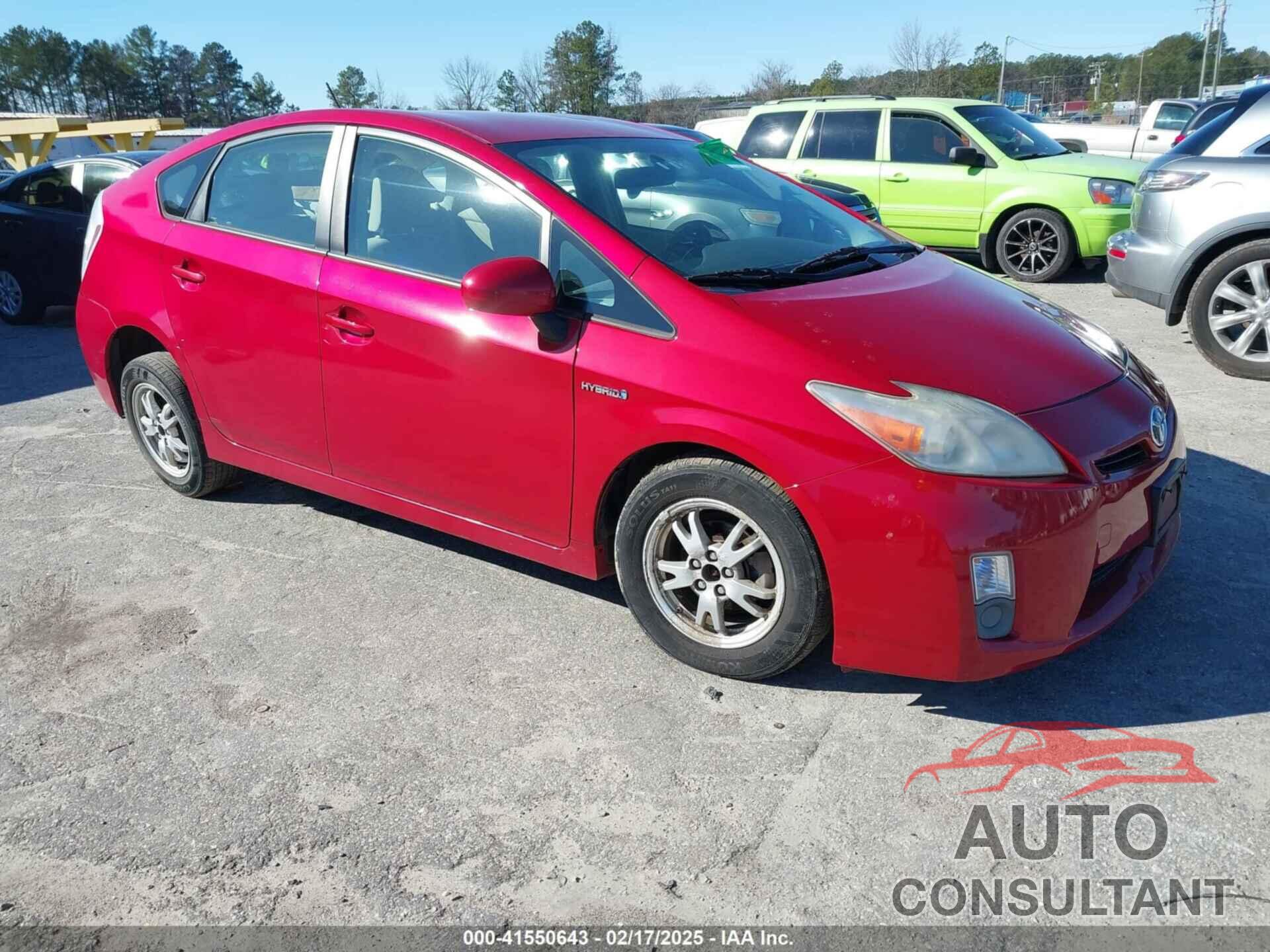 TOYOTA PRIUS 2010 - JTDKN3DU5A0139955