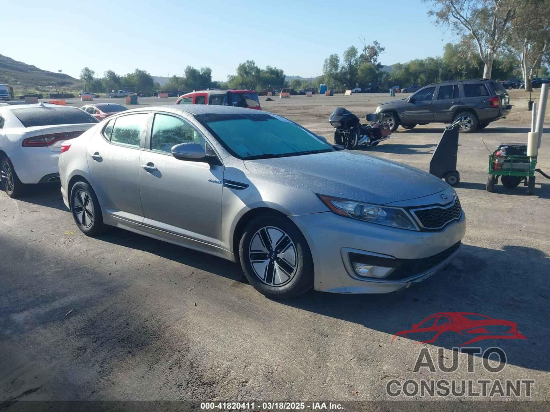 KIA OPTIMA HYBRID 2013 - KNAGM4AD8D5054616