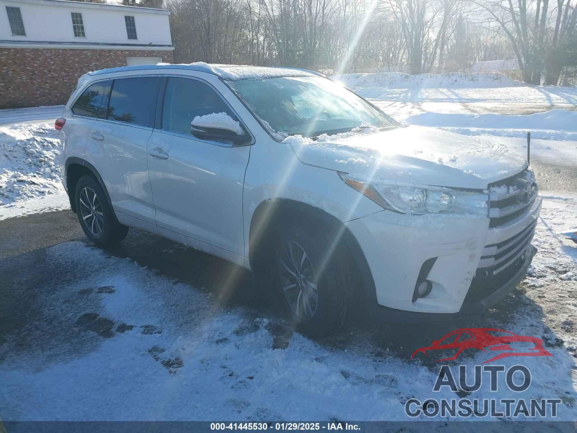 TOYOTA HIGHLANDER 2017 - 5TDJZRFH6HS372754