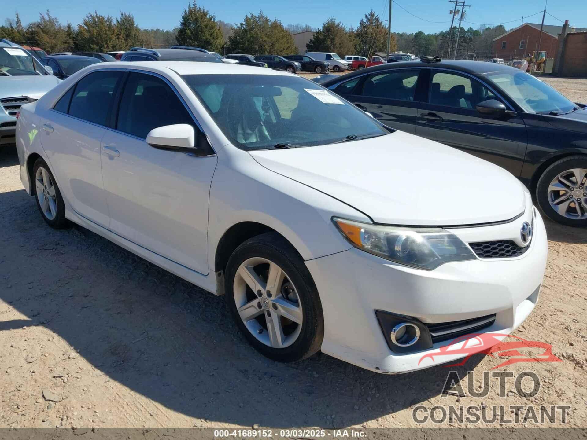 TOYOTA CAMRY 2012 - 4T1BF1FK1CU169555