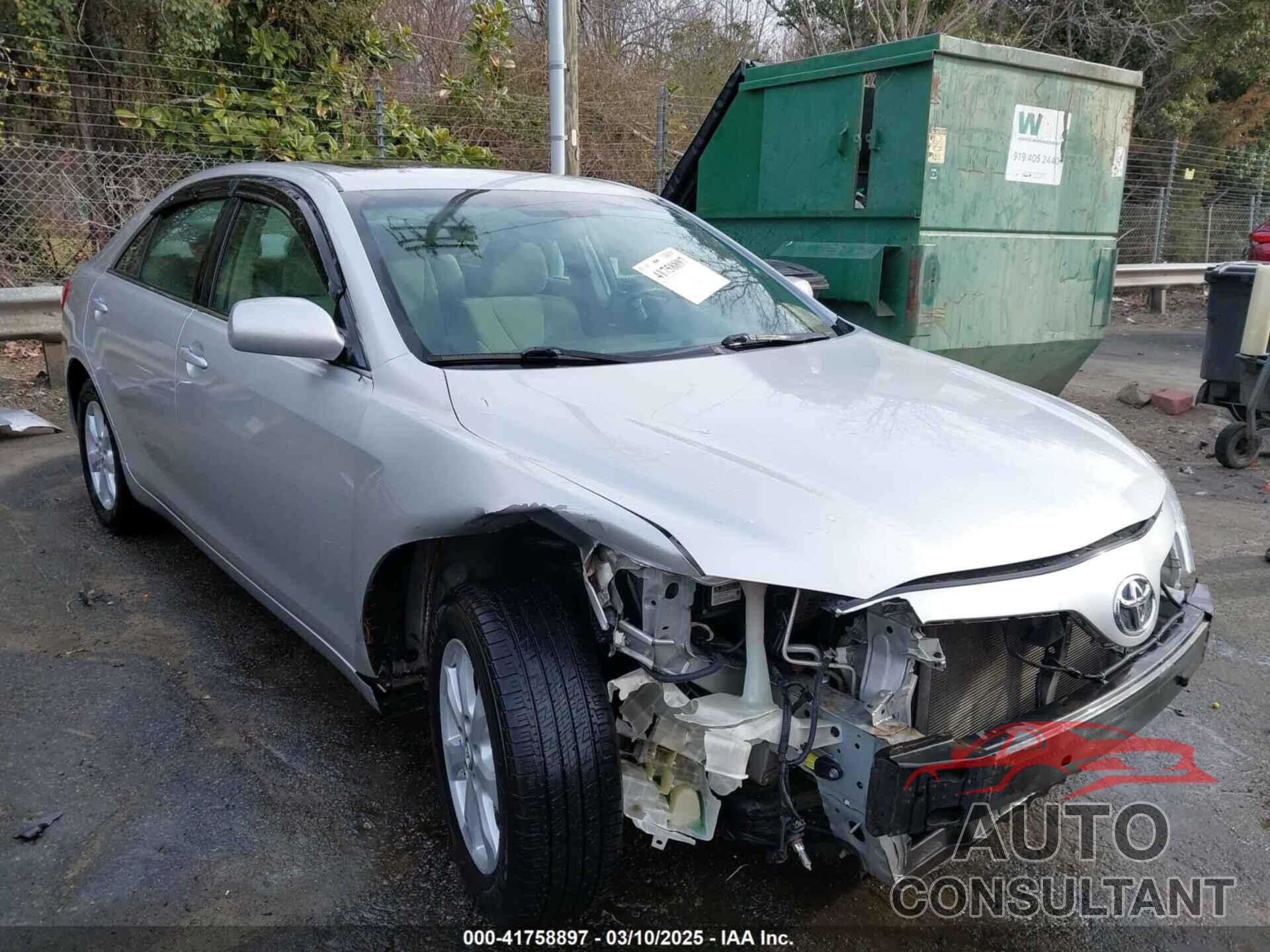 TOYOTA CAMRY 2009 - 4T1BE46K59U878213