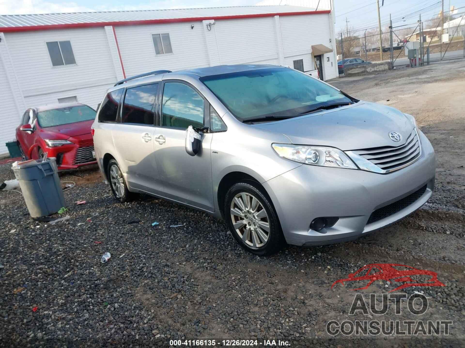 TOYOTA SIENNA 2017 - 5TDJZ3DC6HS184126