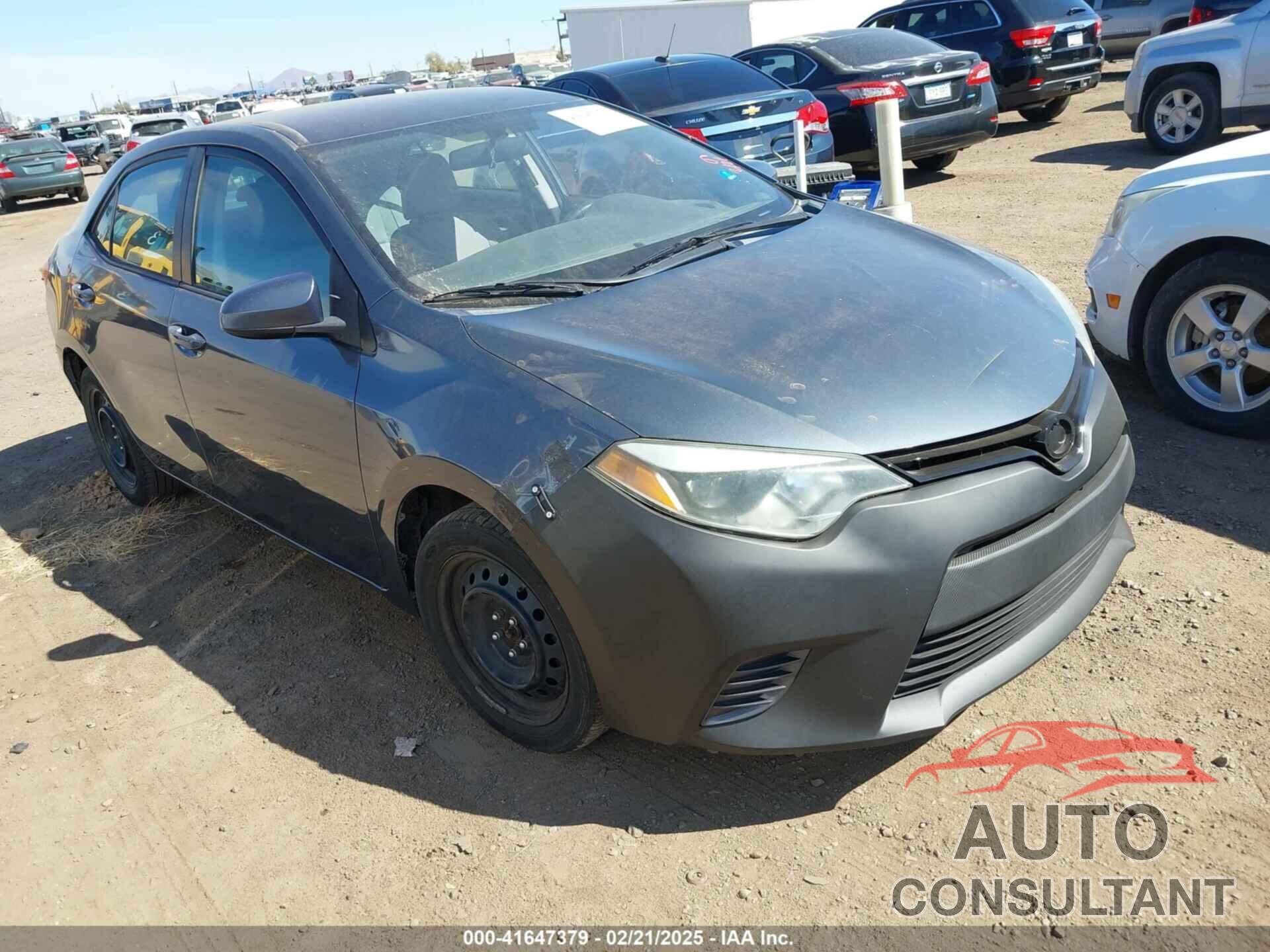 TOYOTA COROLLA 2015 - 5YFBURHE0FP336201