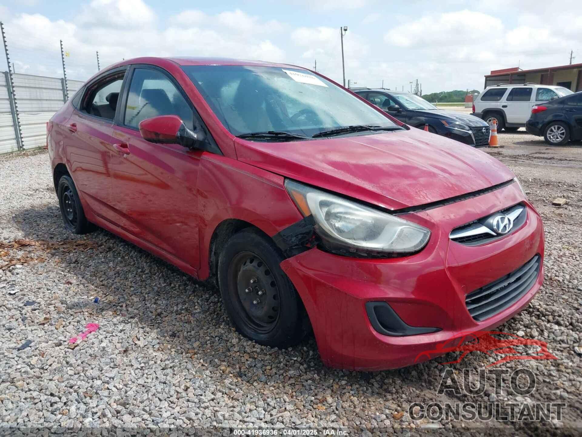 HYUNDAI ACCENT 2013 - KMHCT4AE6DU349356