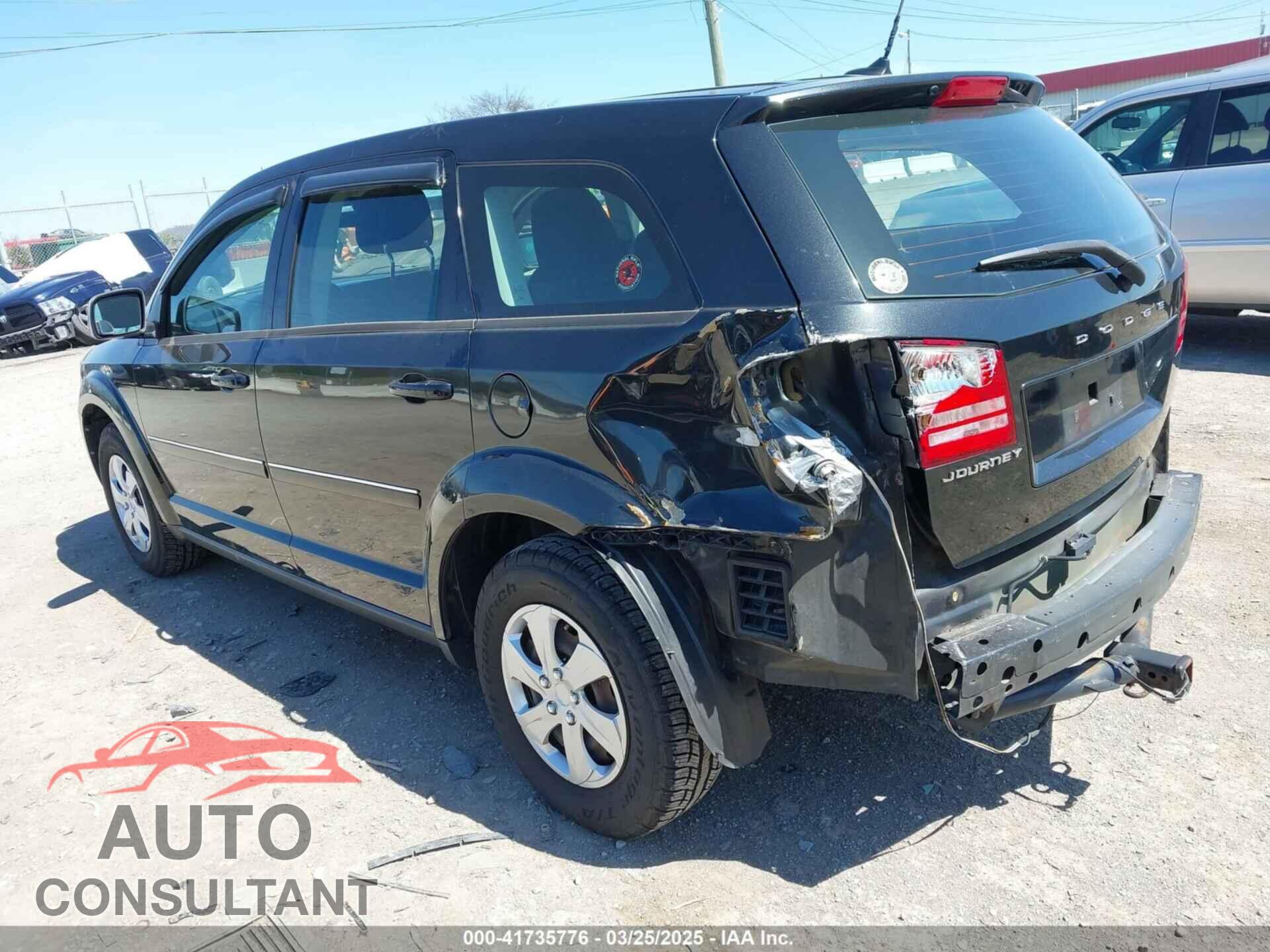 DODGE JOURNEY 2012 - 3C4PDCAB2CT204357