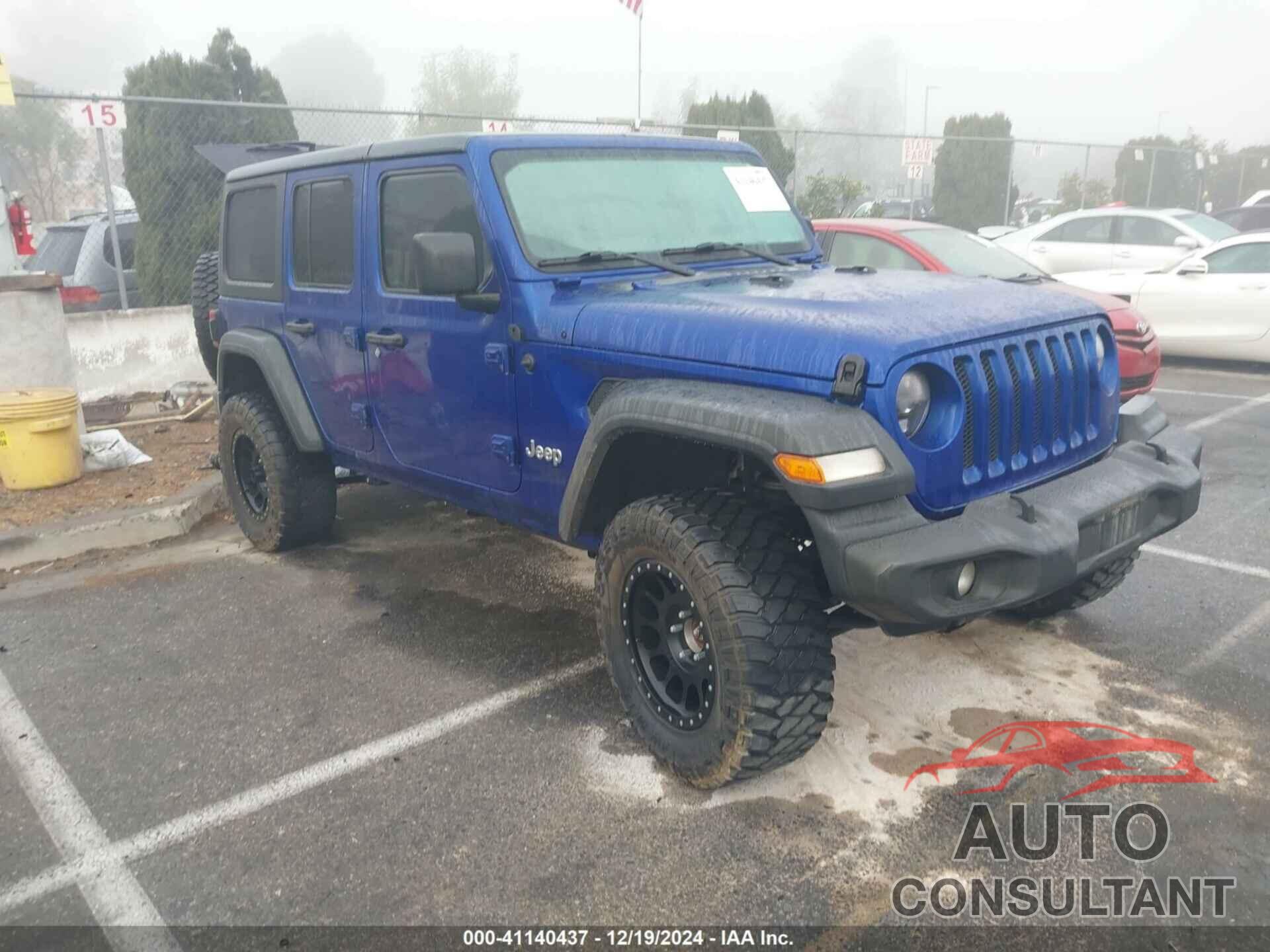 JEEP WRANGLER UNLIMITED 2018 - 1C4HJXDG9JW298272