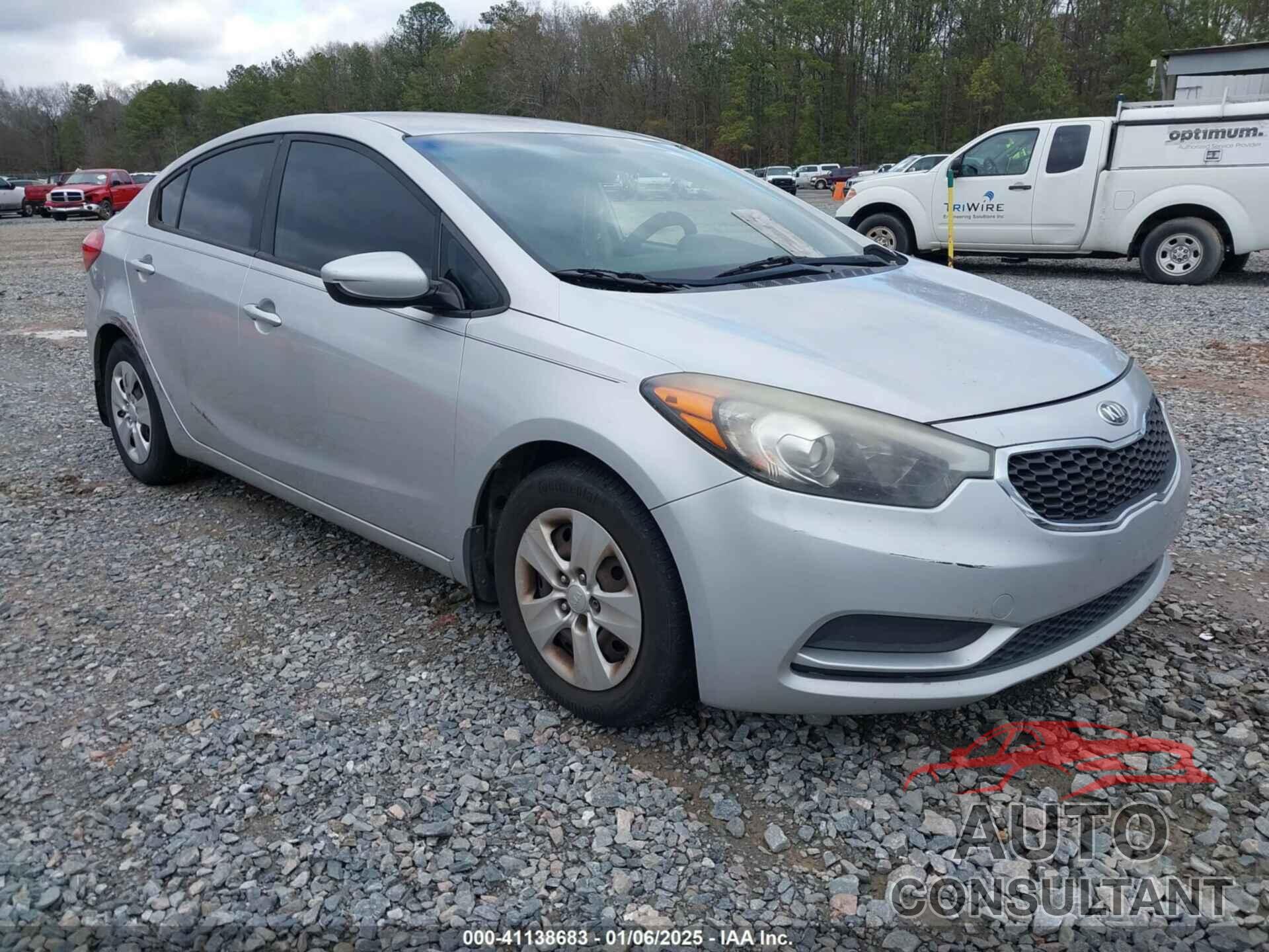 KIA FORTE 2016 - KNAFK4A67G5604170