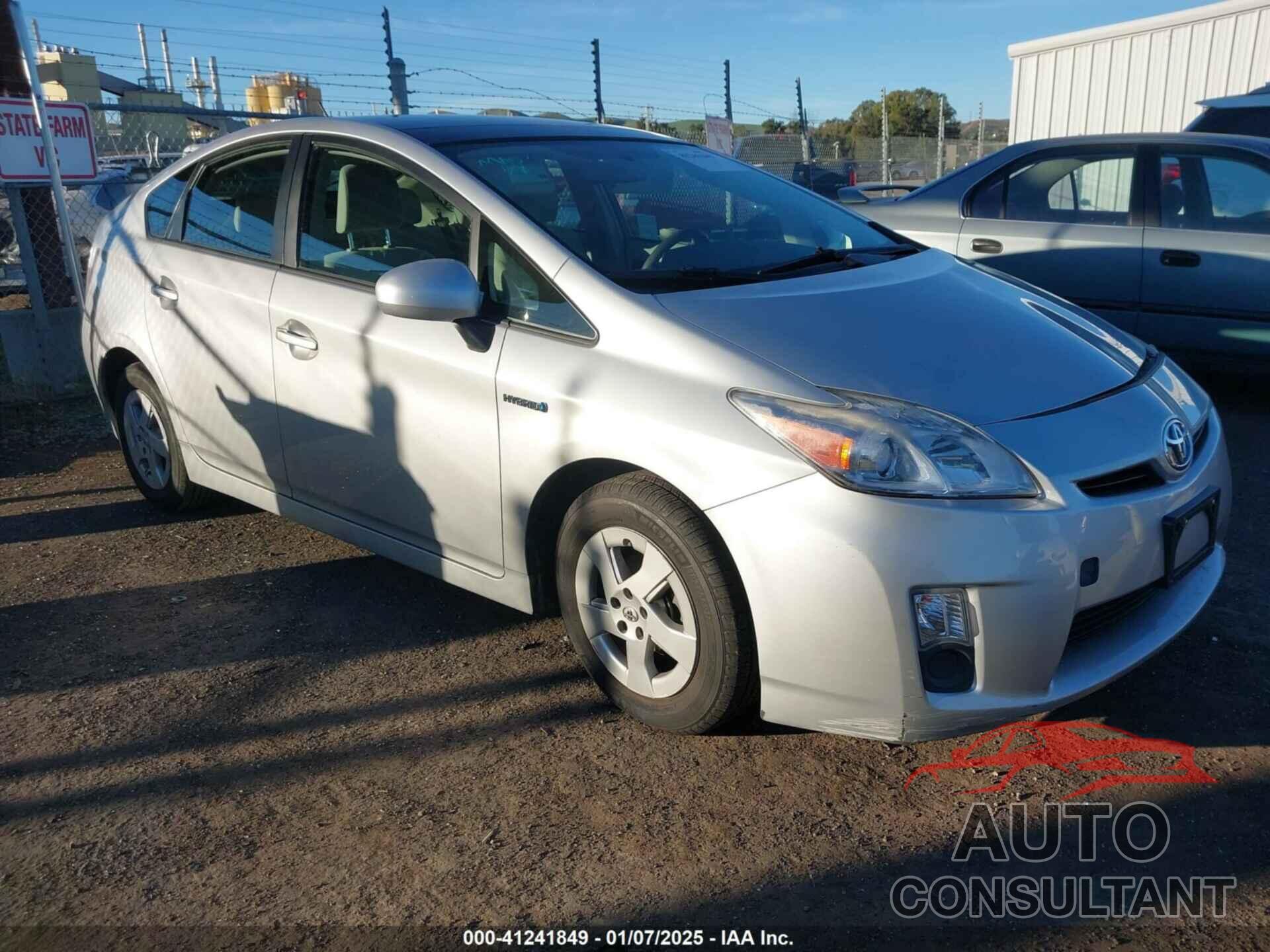 TOYOTA PRIUS 2010 - JTDKN3DU8A5192166