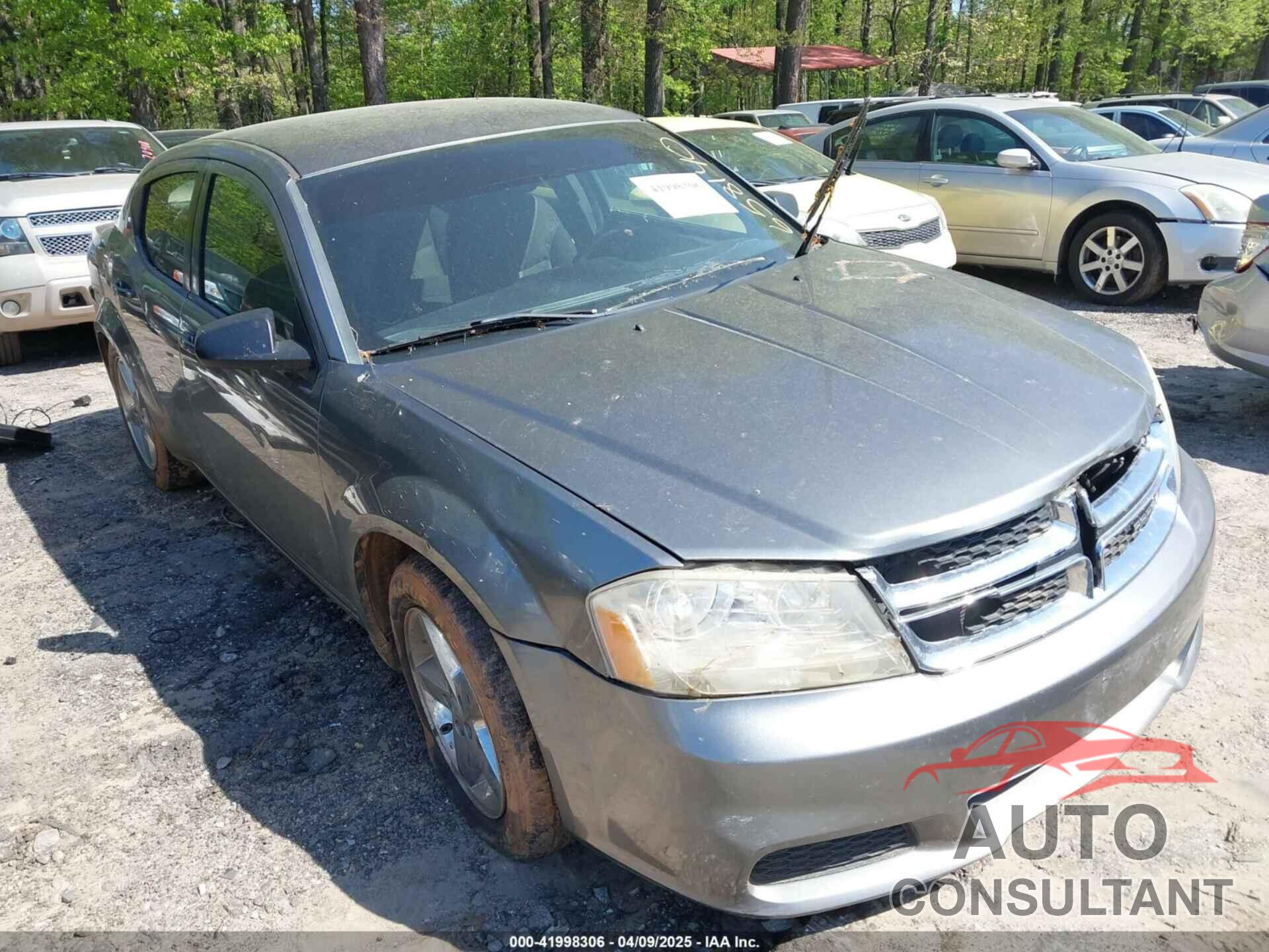 DODGE AVENGER 2013 - 1C3CDZAB1DN658140