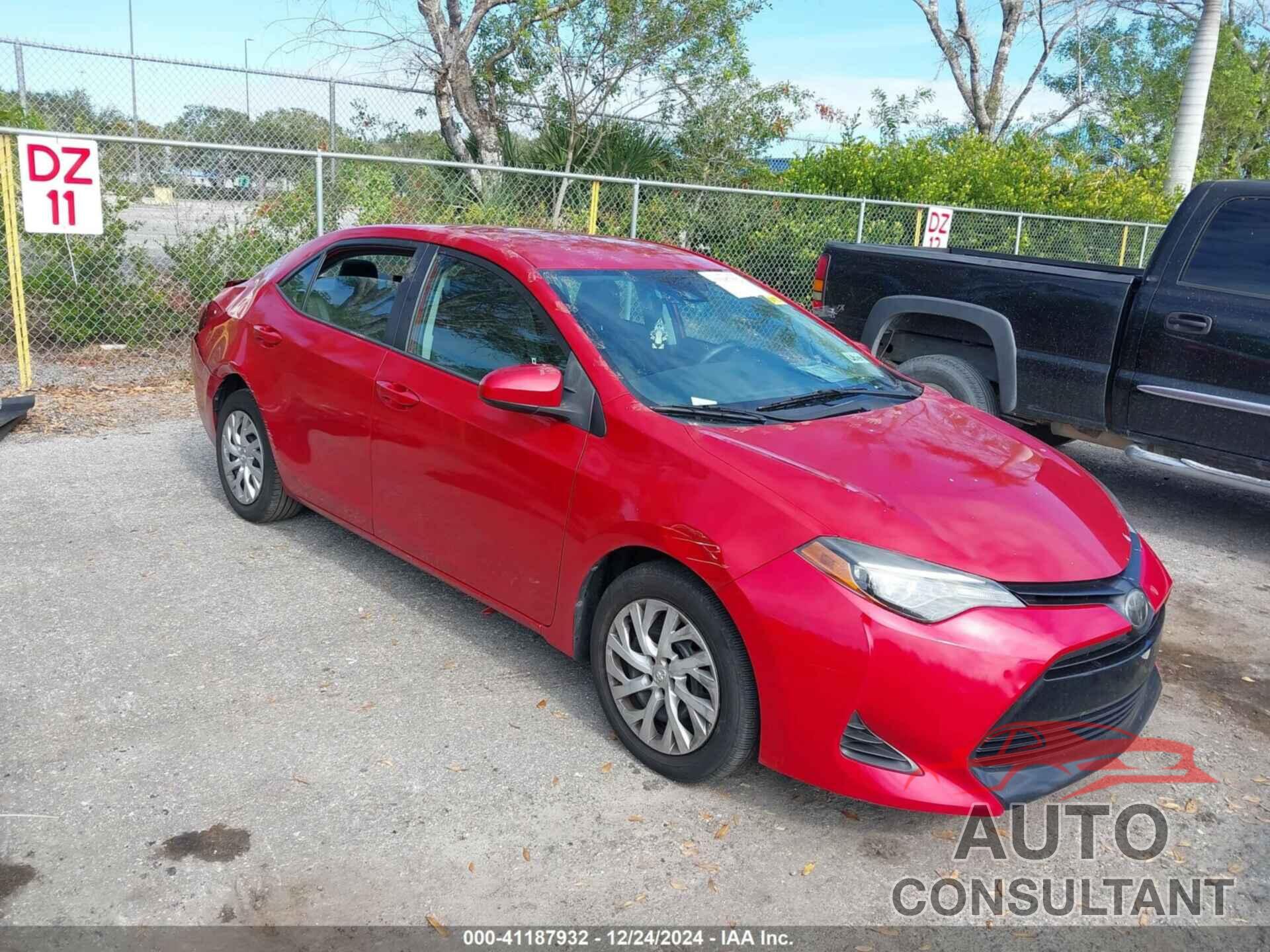 TOYOTA COROLLA 2019 - 5YFBURHE7KP943433