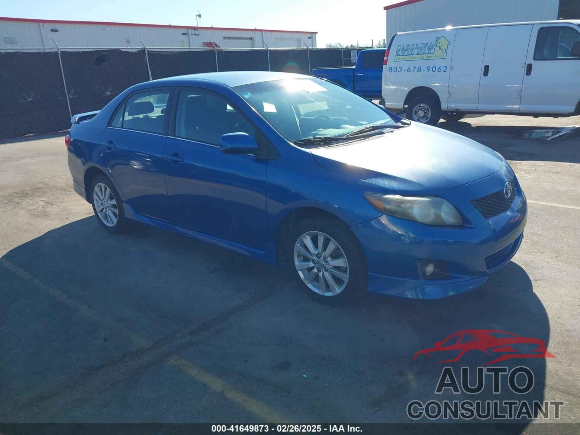 TOYOTA COROLLA 2009 - 1NXBU40E49Z084602