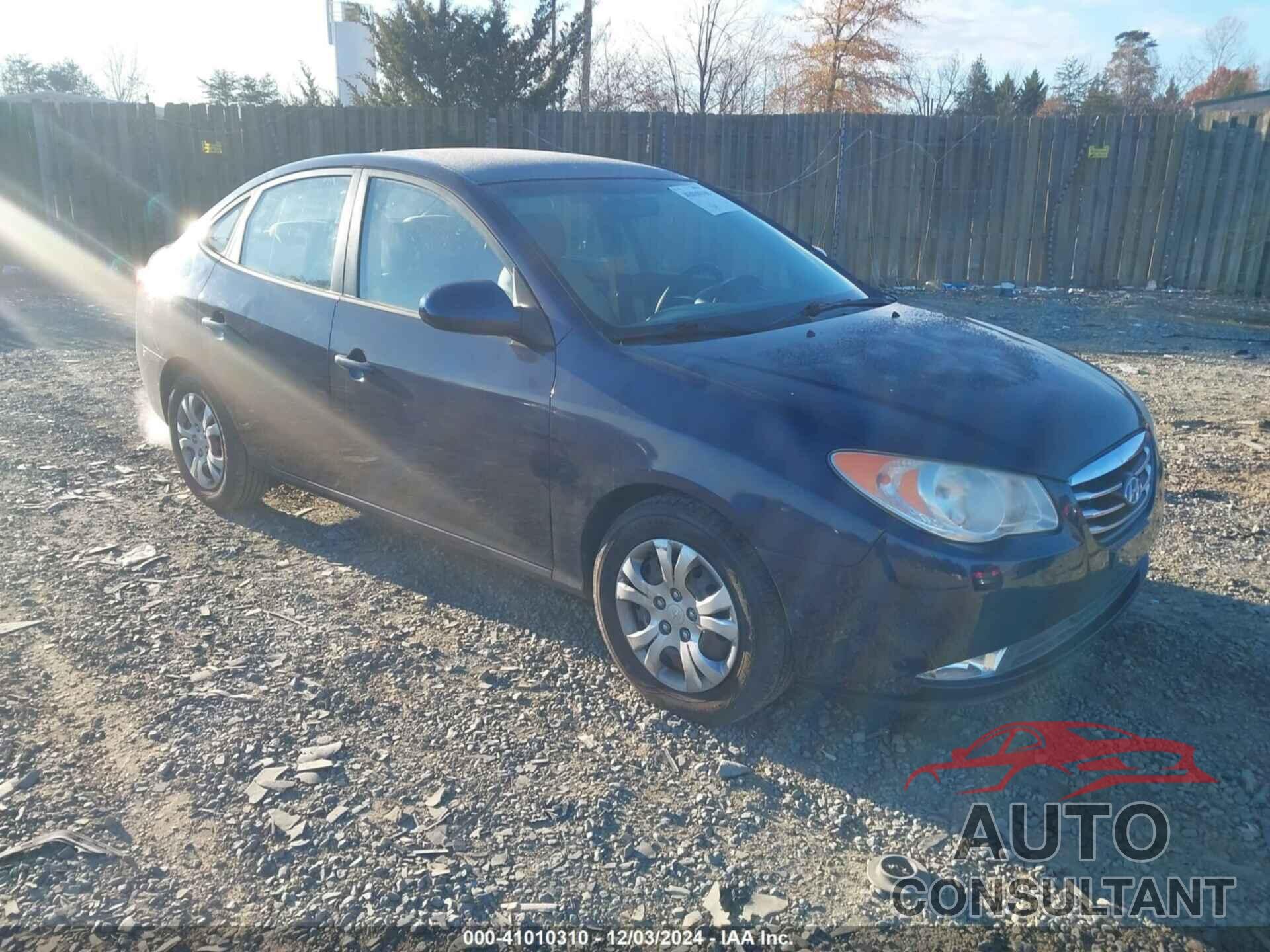 HYUNDAI ELANTRA 2010 - KMHDU4AD1AU183106