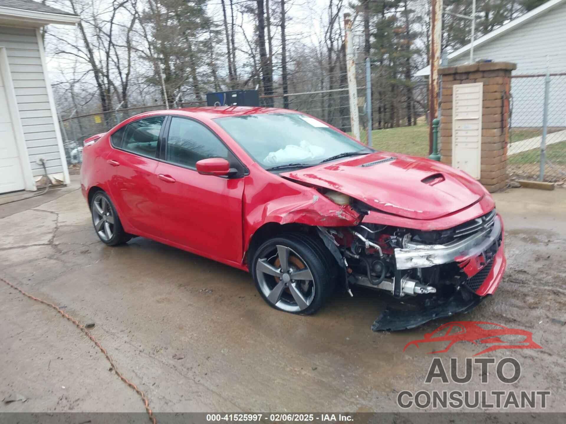 DODGE DART 2016 - 1C3CDFEB8GD585271
