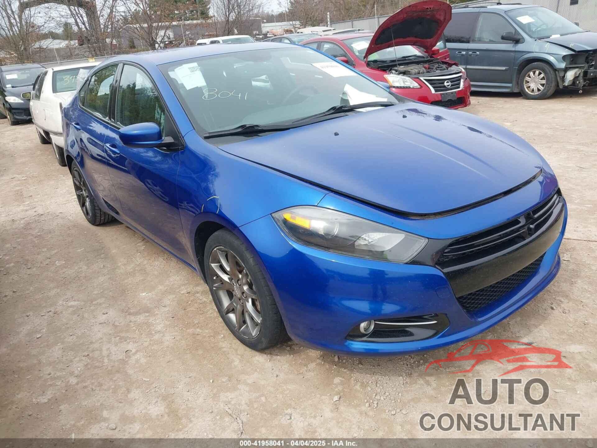 DODGE DART 2014 - 1C3CDFBB1ED692972