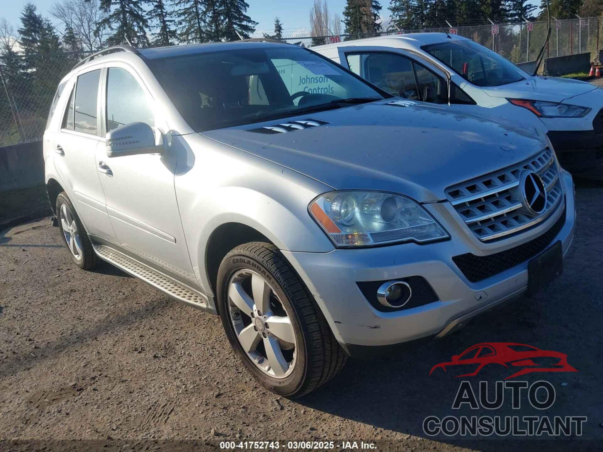 MERCEDES-BENZ ML 350 2011 - 4JGBB8GB9BA714789