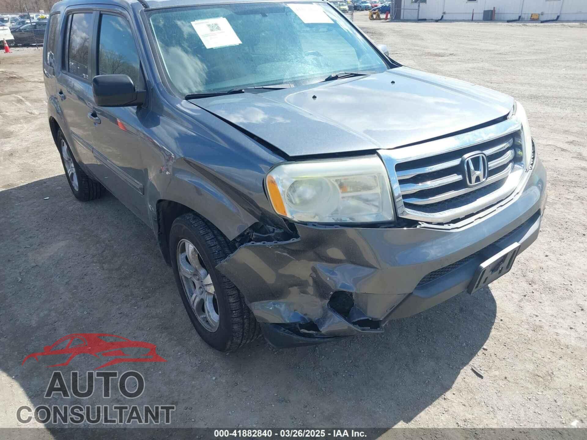 HONDA PILOT 2013 - 5FNYF4H61DB035588