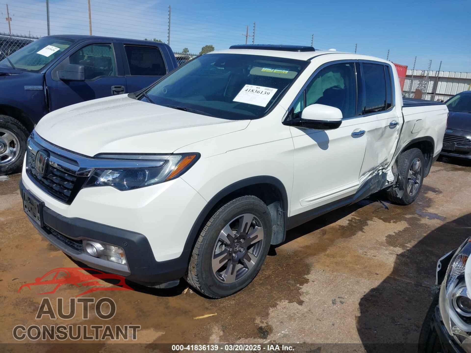 HONDA RIDGELINE 2017 - 5FPYK3F7XHB035944