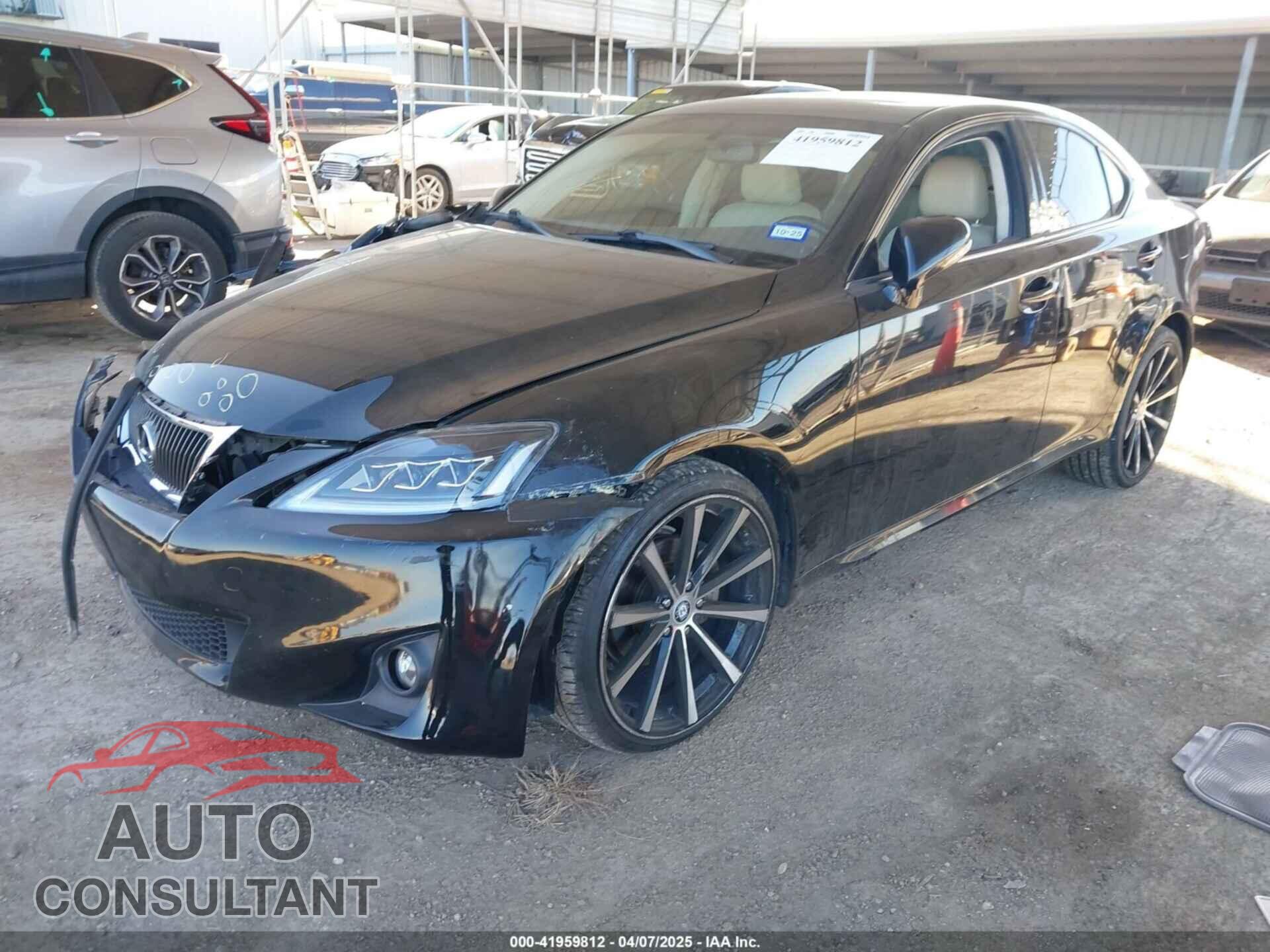 LEXUS IS 250 2012 - JTHCF5C28C5054366