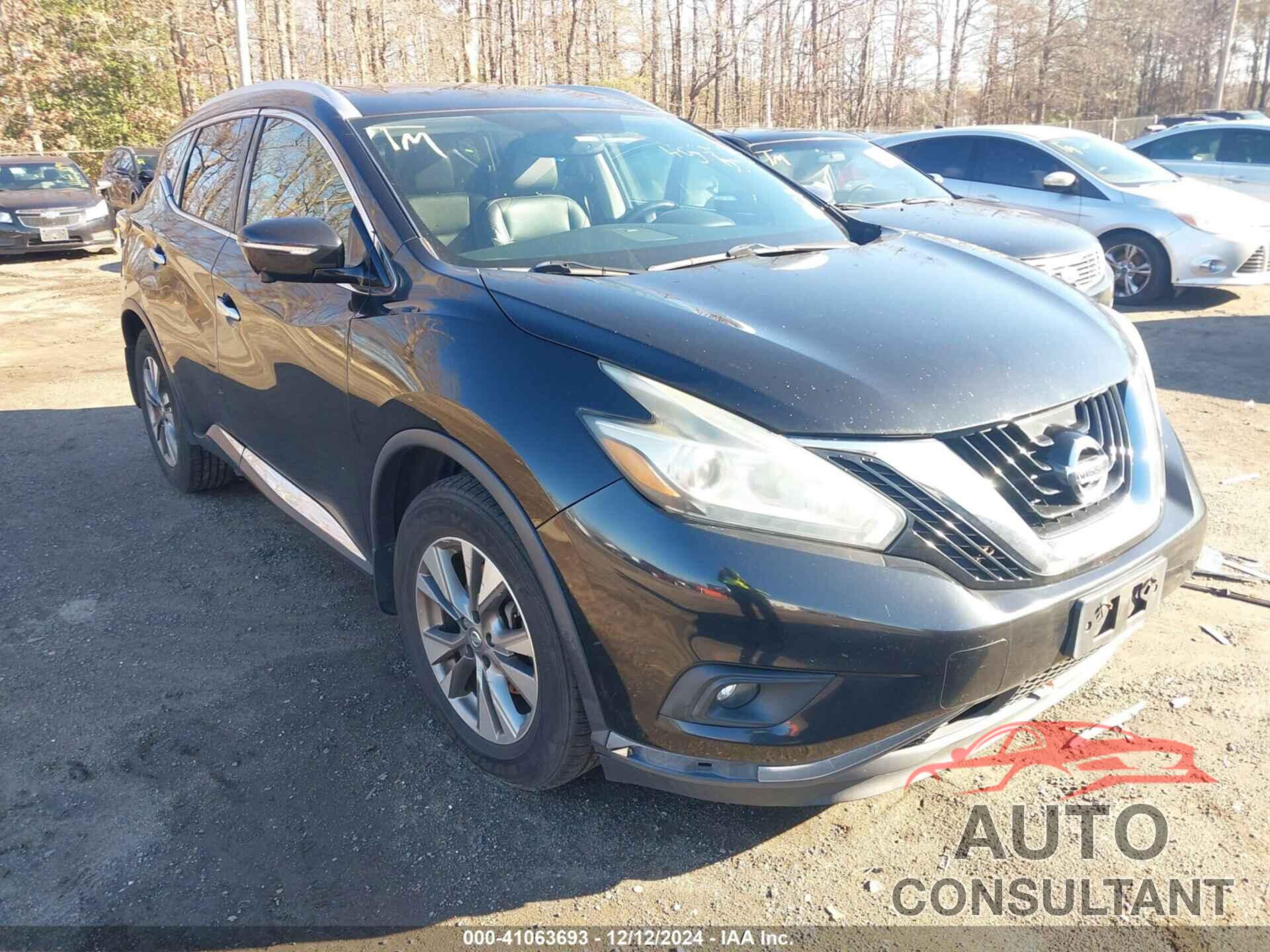 NISSAN MURANO 2015 - 5N1AZ2MH0FN233471