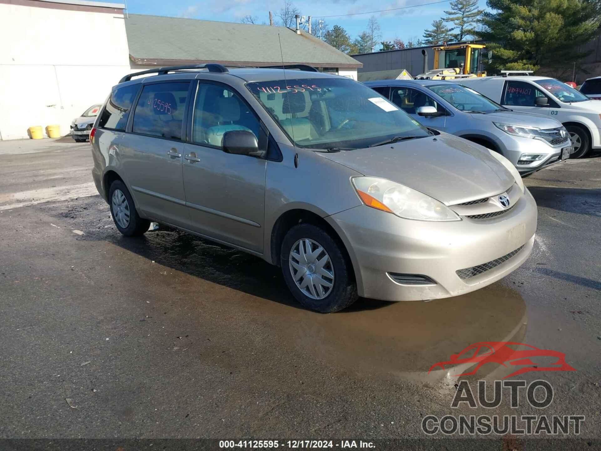 TOYOTA SIENNA 2009 - 5TDZK23C89S245996