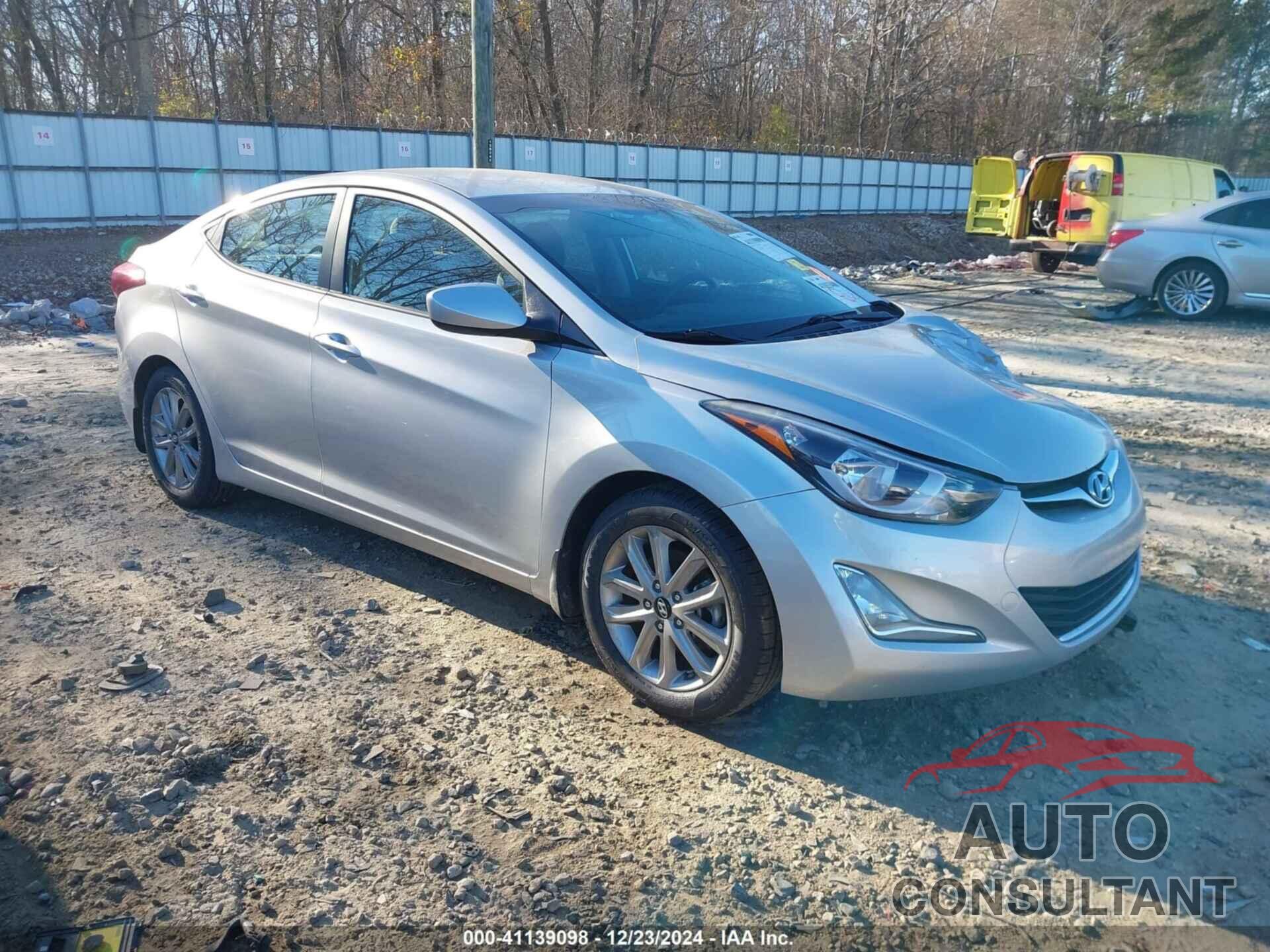 HYUNDAI ELANTRA 2016 - KMHDH4AE7GU589865