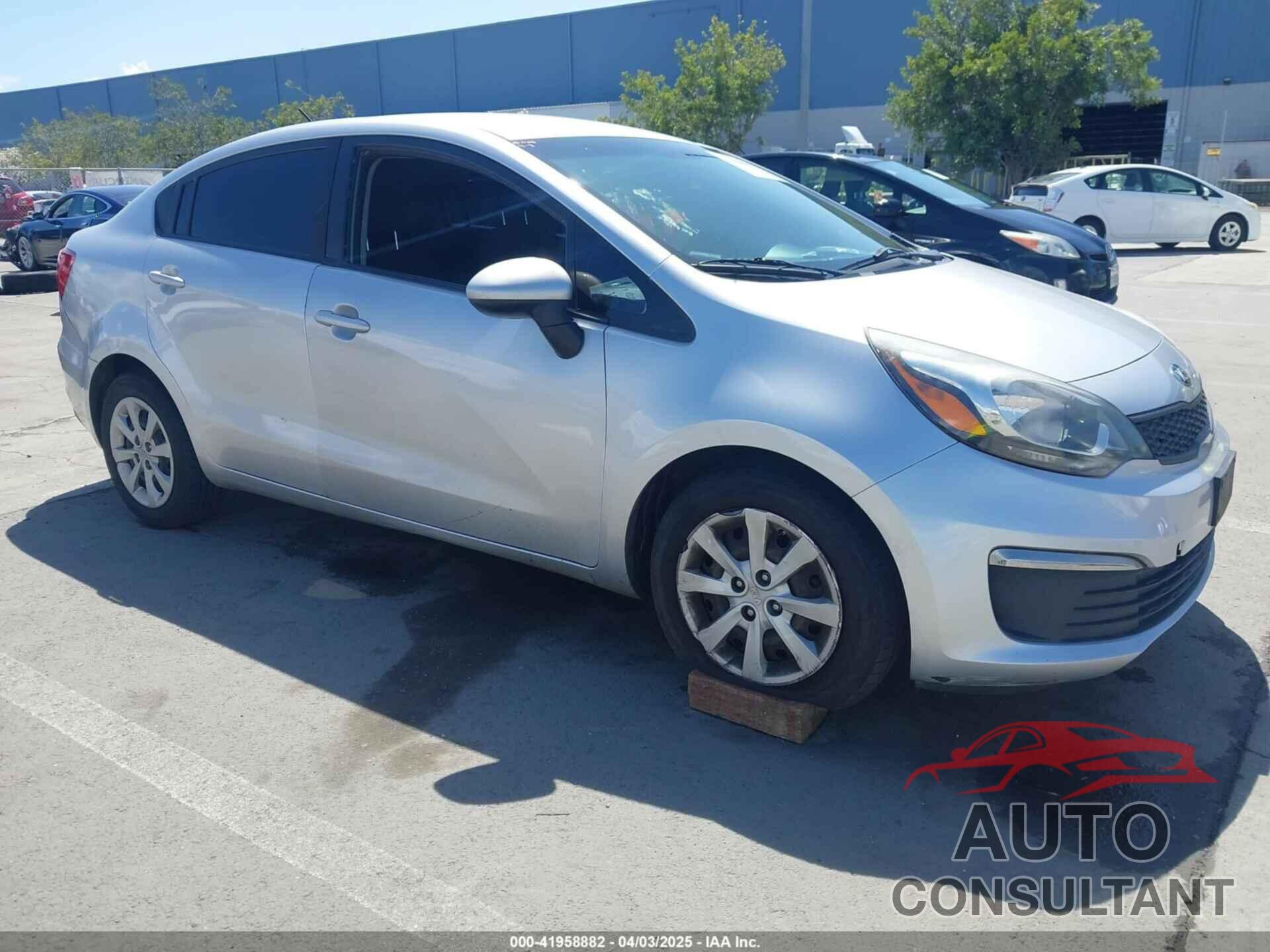 KIA RIO 2016 - KNADM4A30G6611785