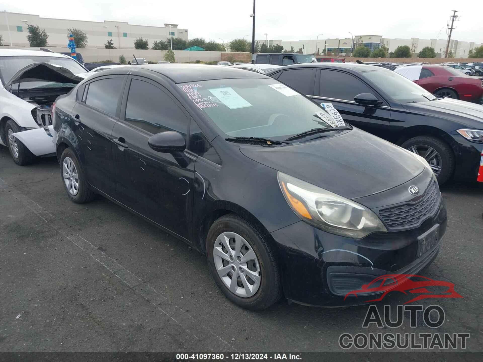 KIA RIO 2013 - KNADM4A32D6304811