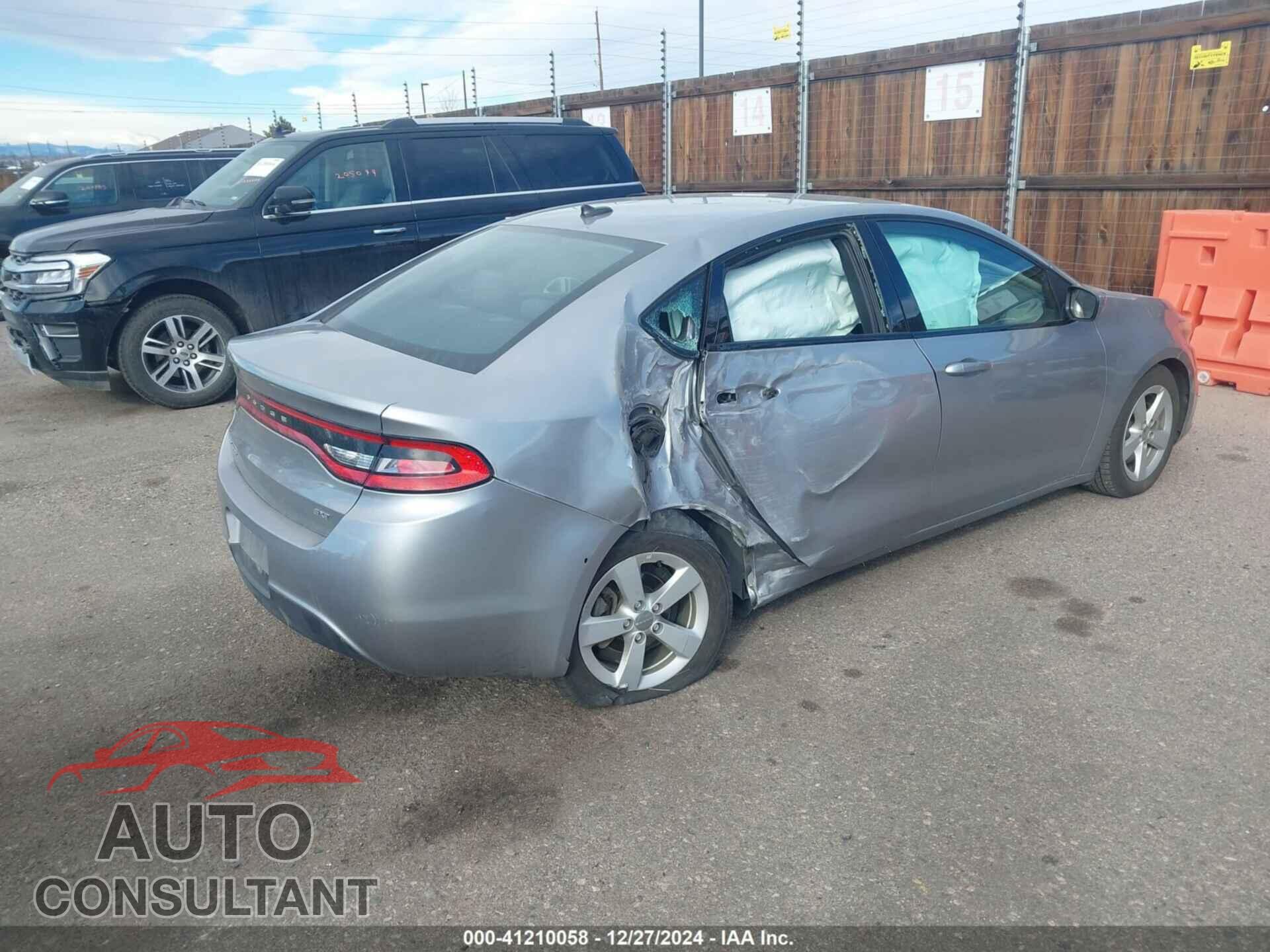 DODGE DART 2016 - 1C3CDFBB9GD667899