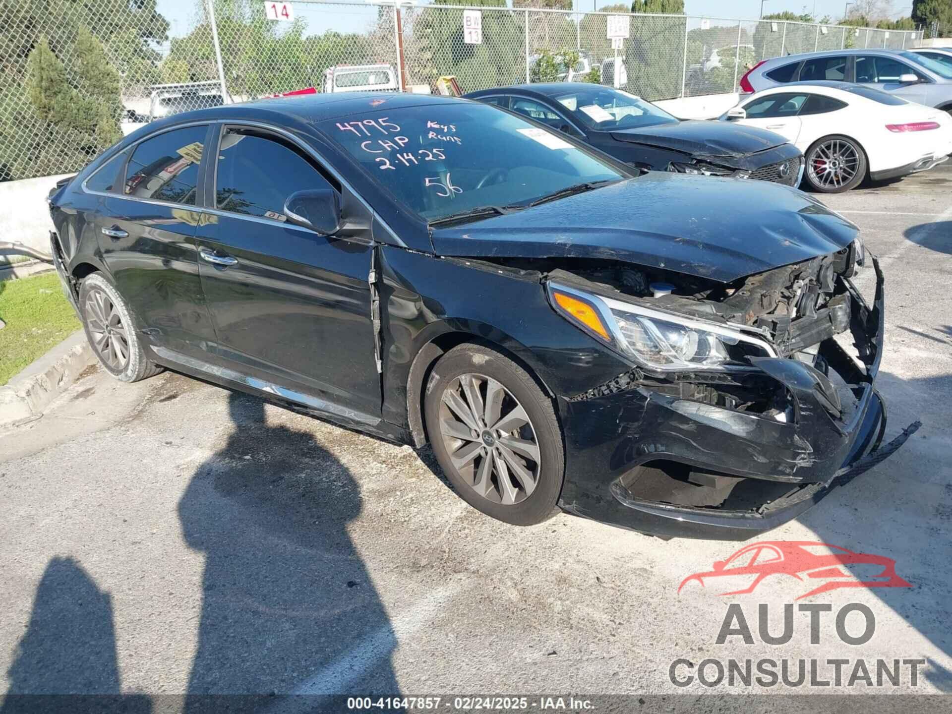 HYUNDAI SONATA 2017 - 5NPE34AF8HH554795