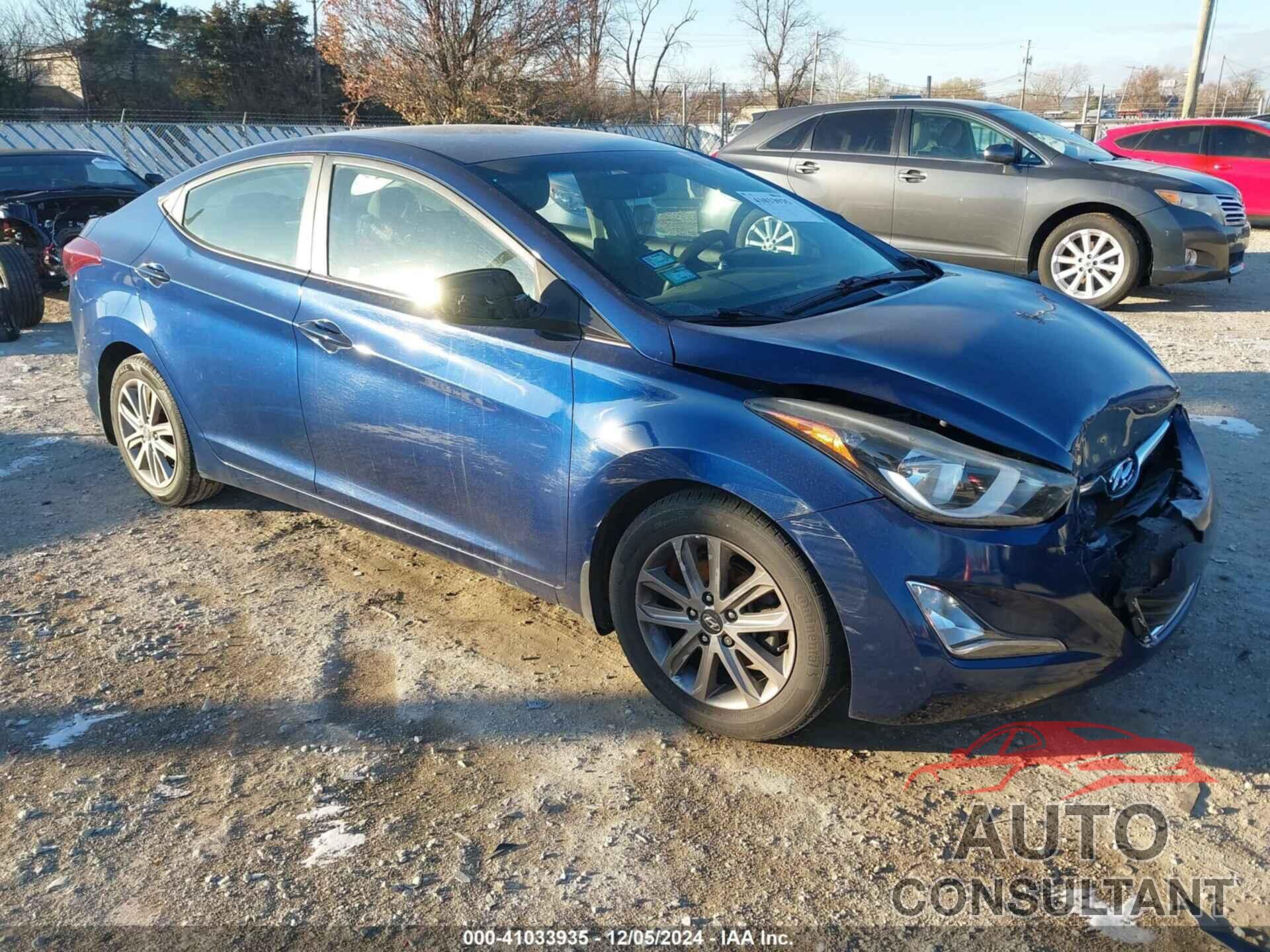 HYUNDAI ELANTRA 2015 - 5NPDH4AE1FH623599