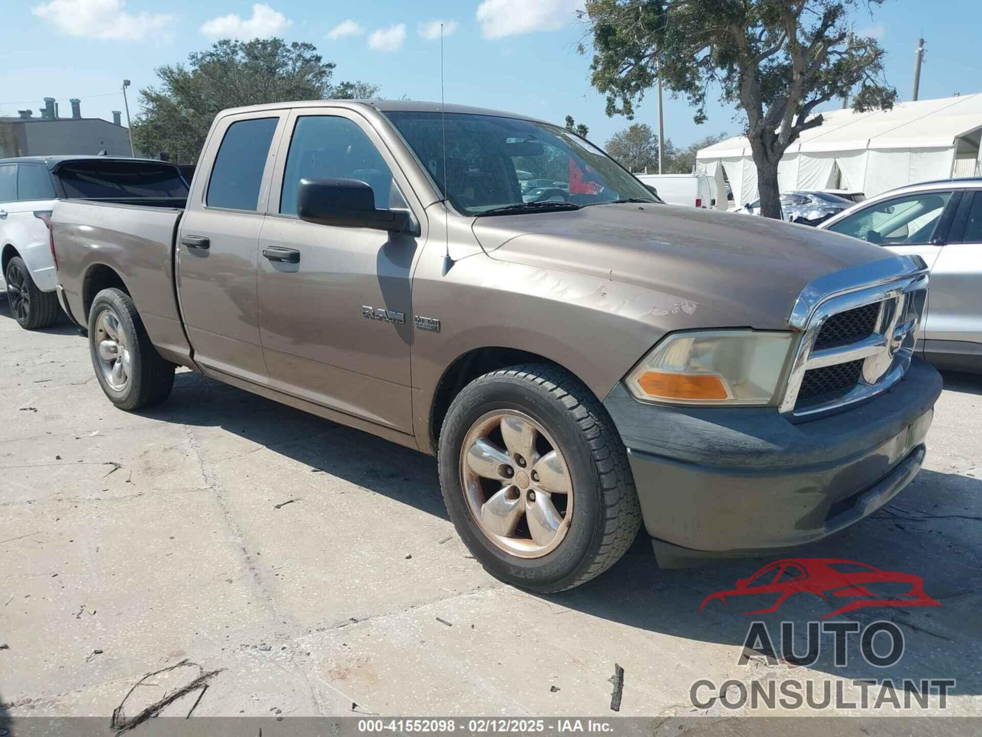 DODGE RAM 1500 2010 - 1D7RB1GT9AS246547