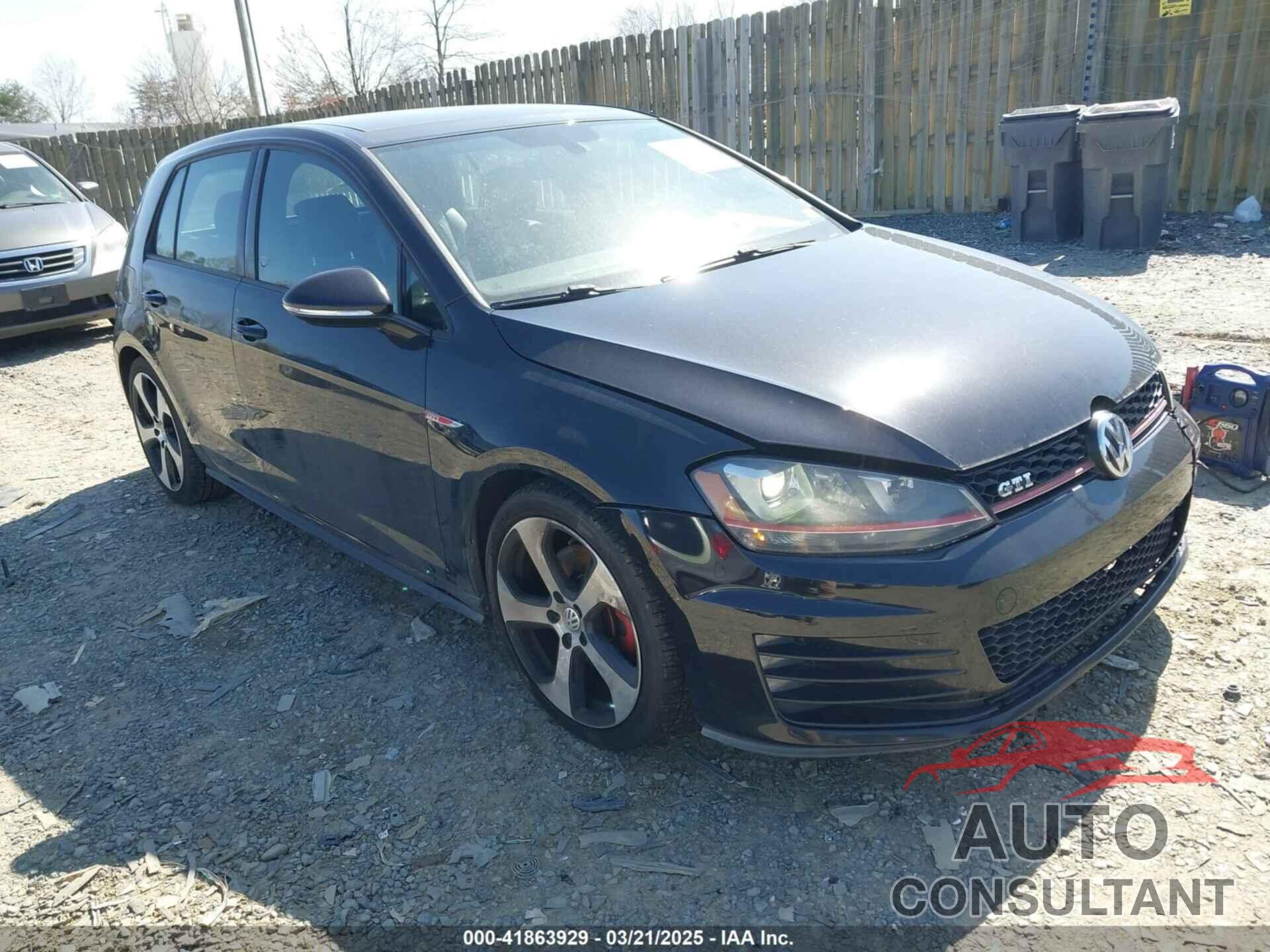 VOLKSWAGEN GOLF GTI 2015 - 3VW5T7AU1FM067068
