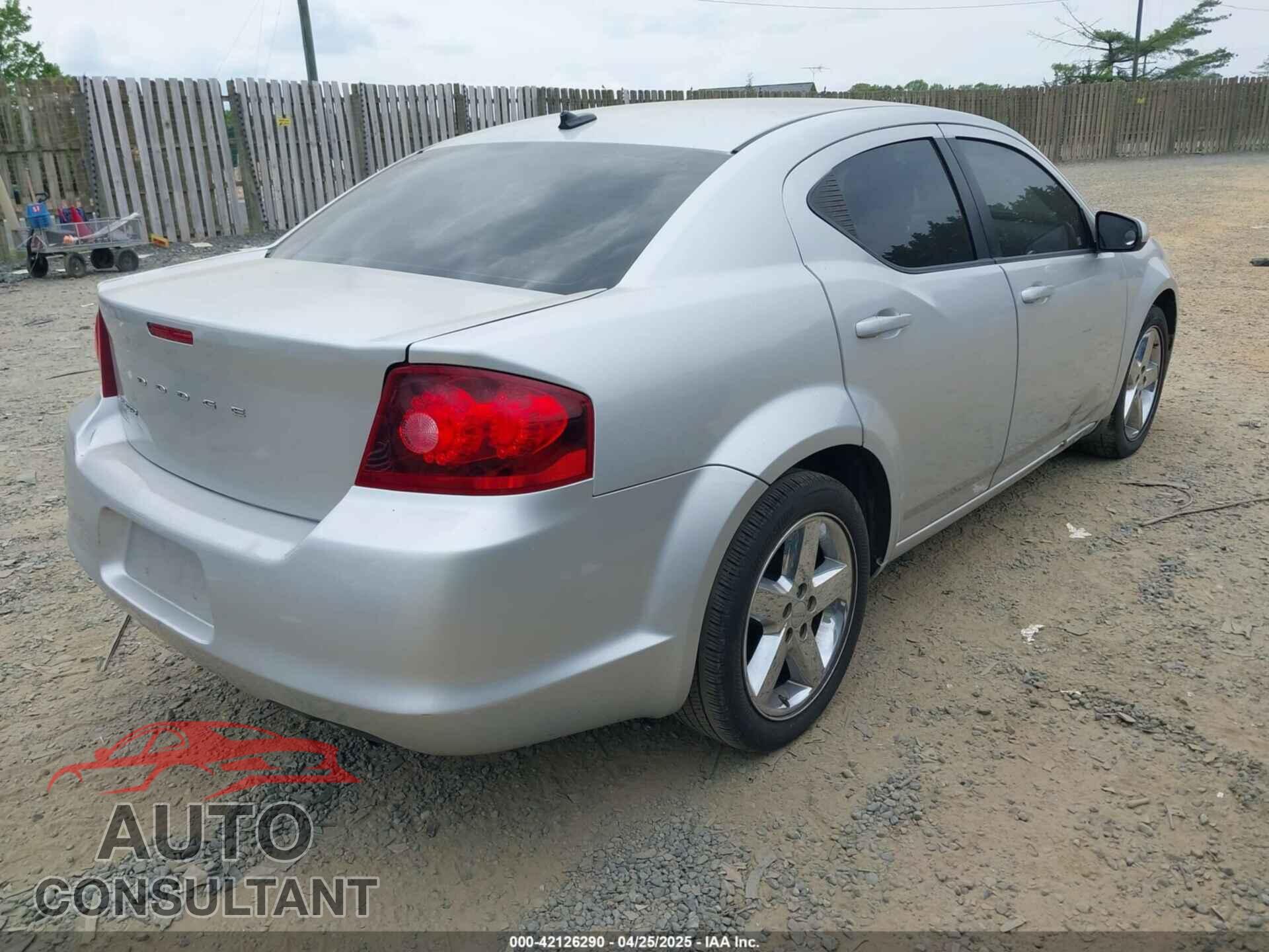 DODGE AVENGER 2011 - 1B3BD2FB2BN501447