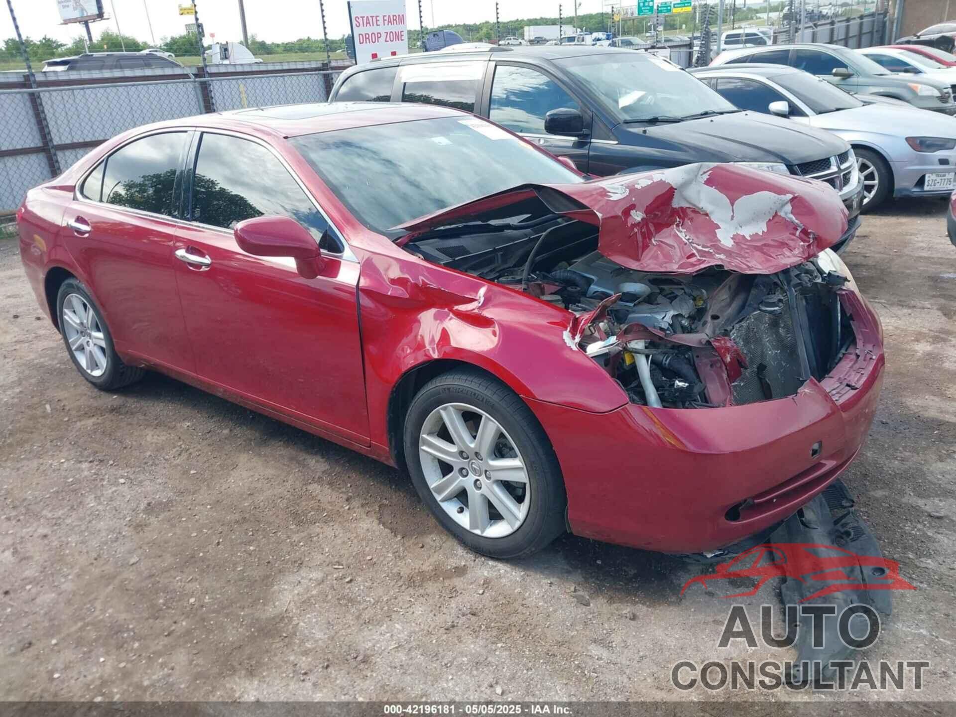 LEXUS ES 350 2009 - JTHBJ46G292282837