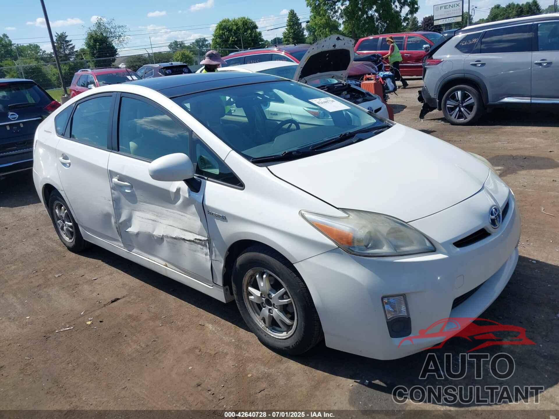 TOYOTA PRIUS 2010 - JTDKN3DUXA0197317