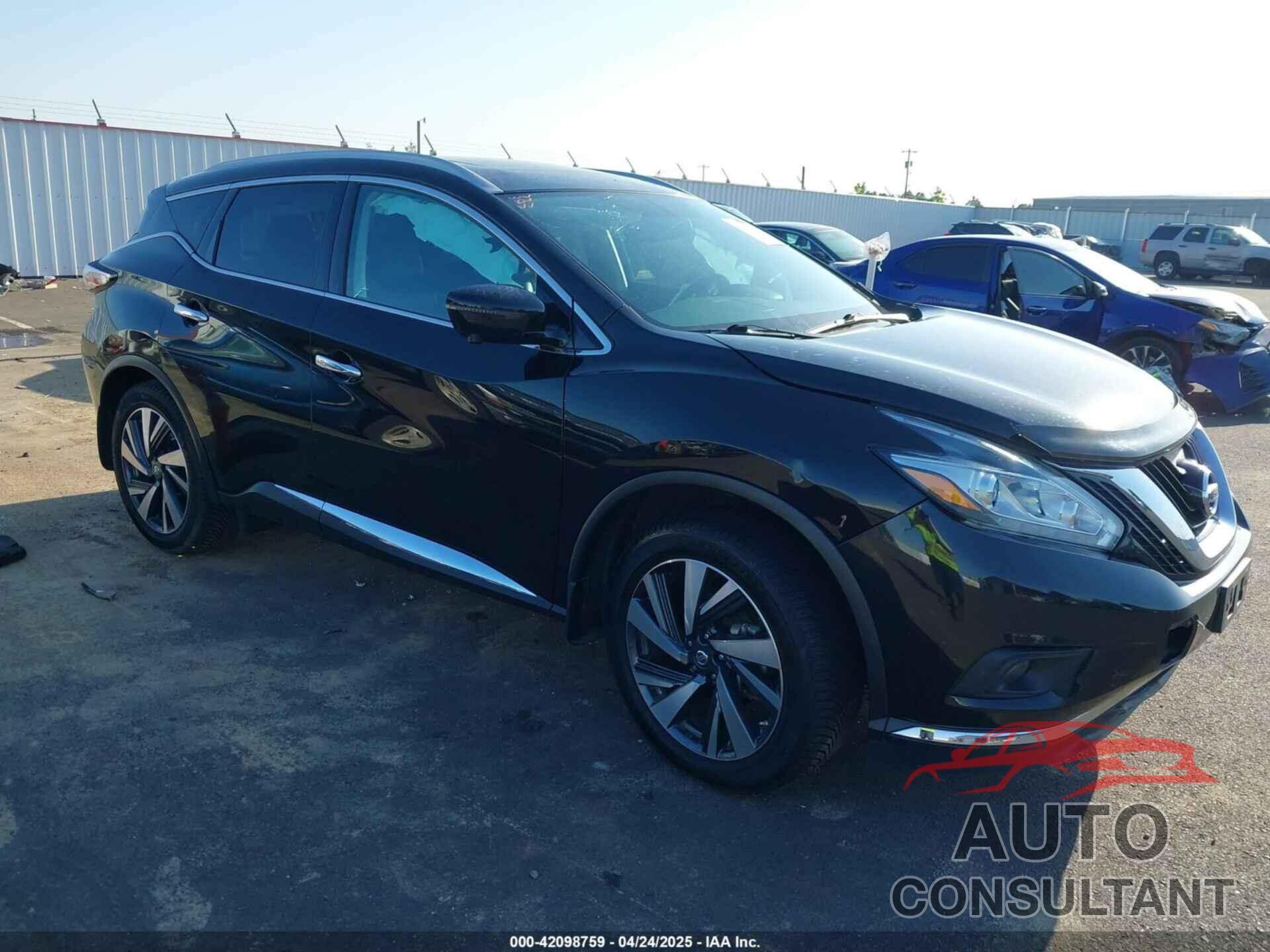NISSAN MURANO 2018 - 5N1AZ2MH5JN195485