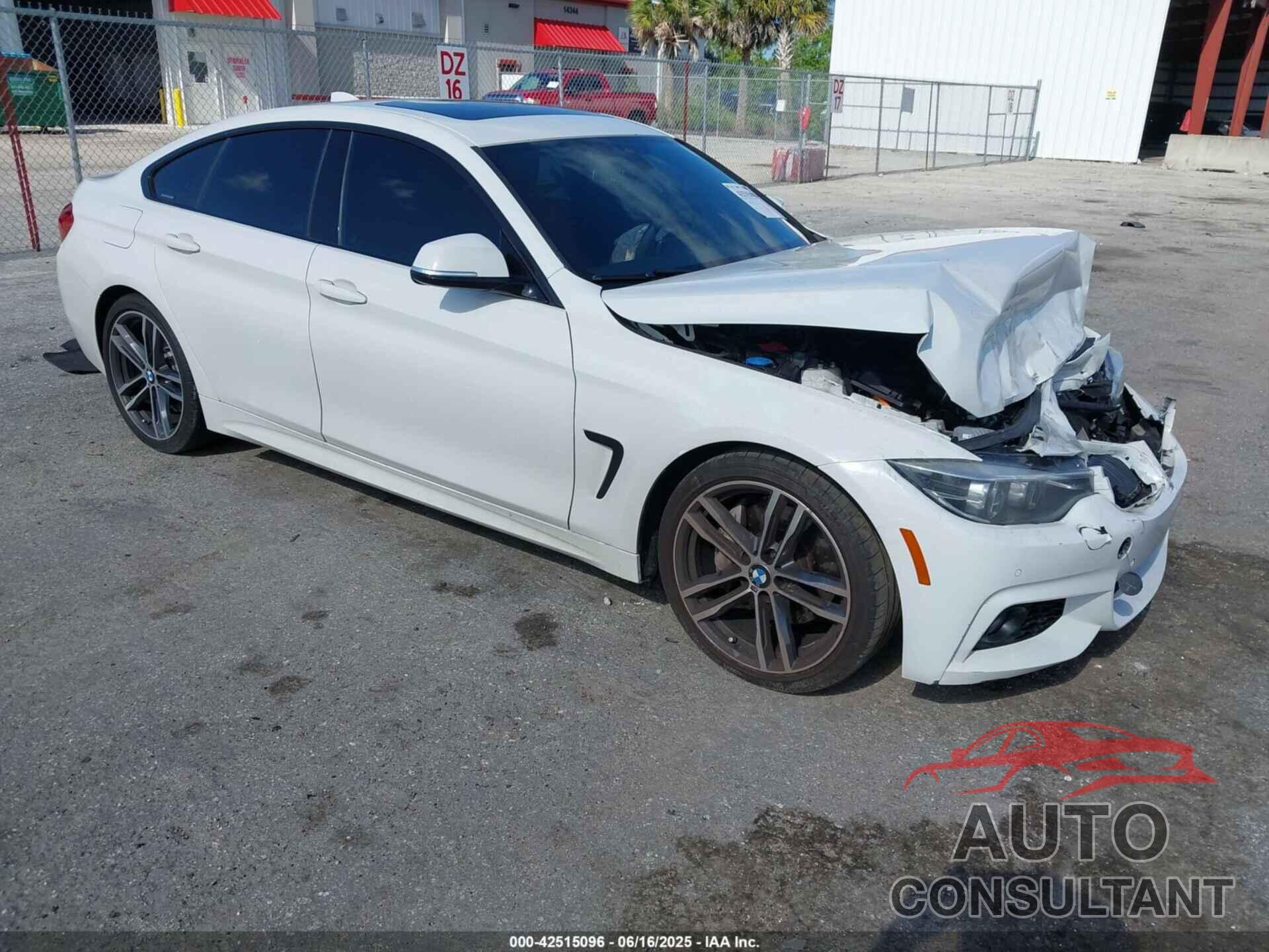 BMW 440I GRAN COUPE 2019 - WBA4J5C56KBM65972