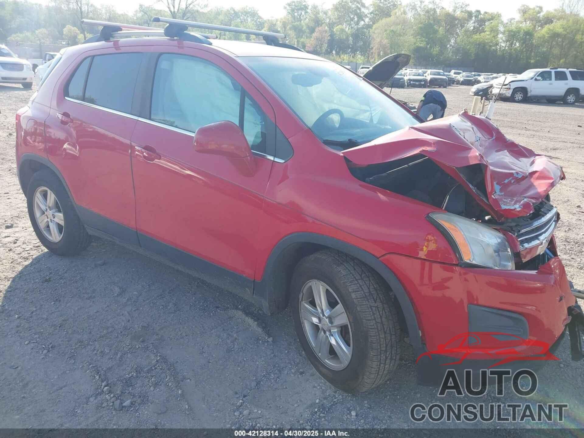 CHEVROLET TRAX 2016 - KL7CJLSB1GB645780
