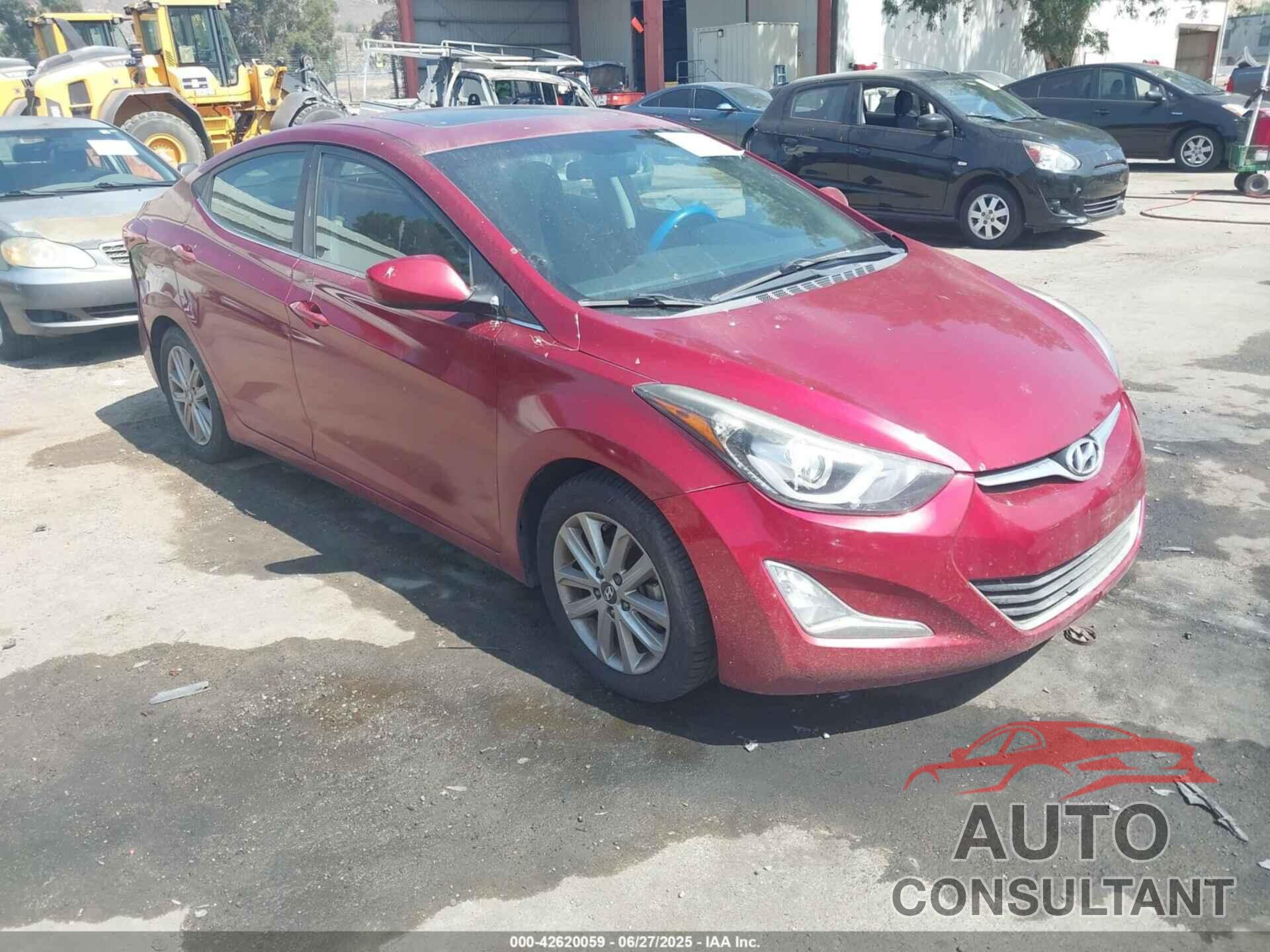 HYUNDAI ELANTRA 2015 - 5NPDH4AE6FH572469