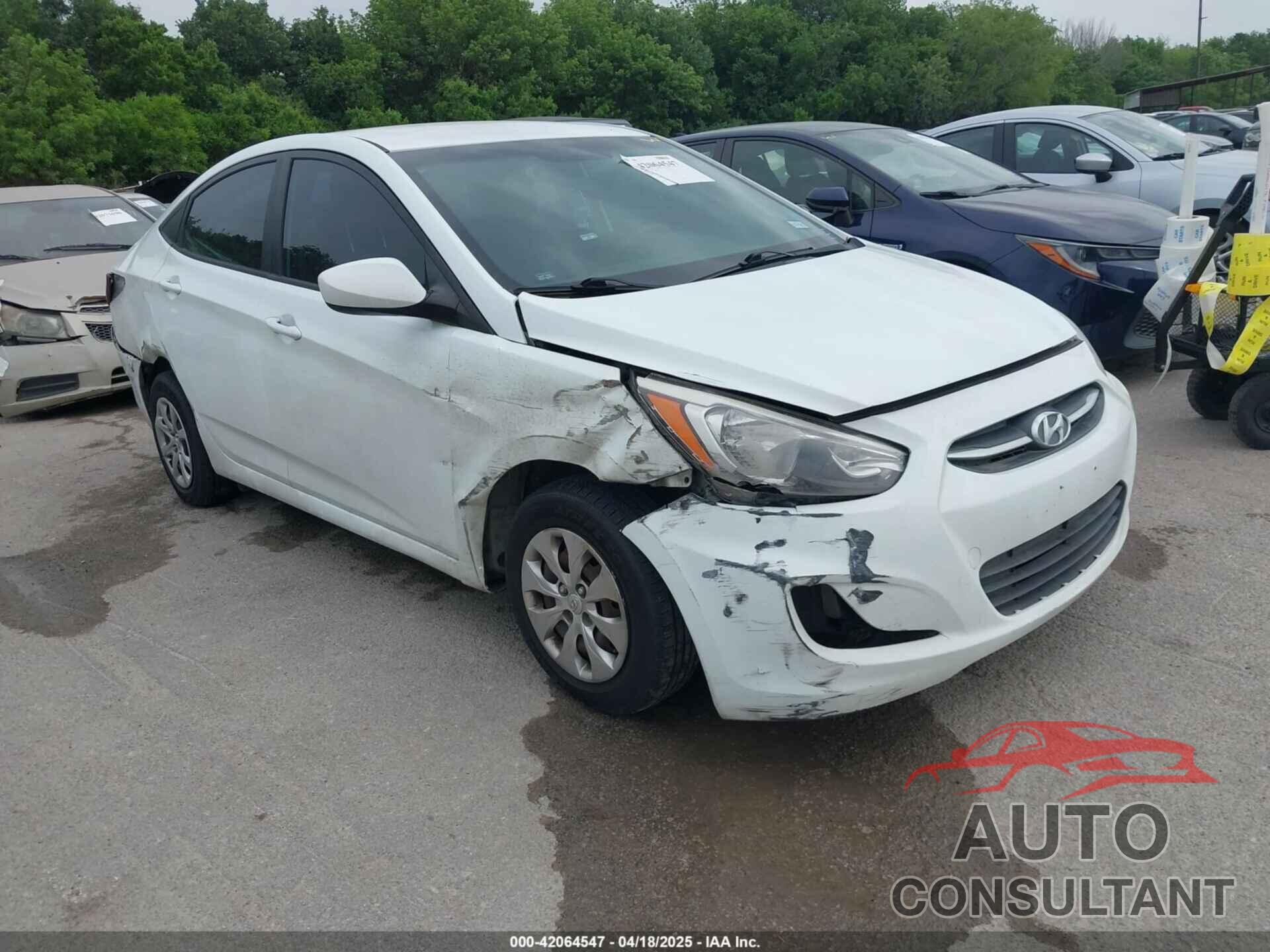 HYUNDAI ACCENT 2015 - KMHCT4AE3FU861627