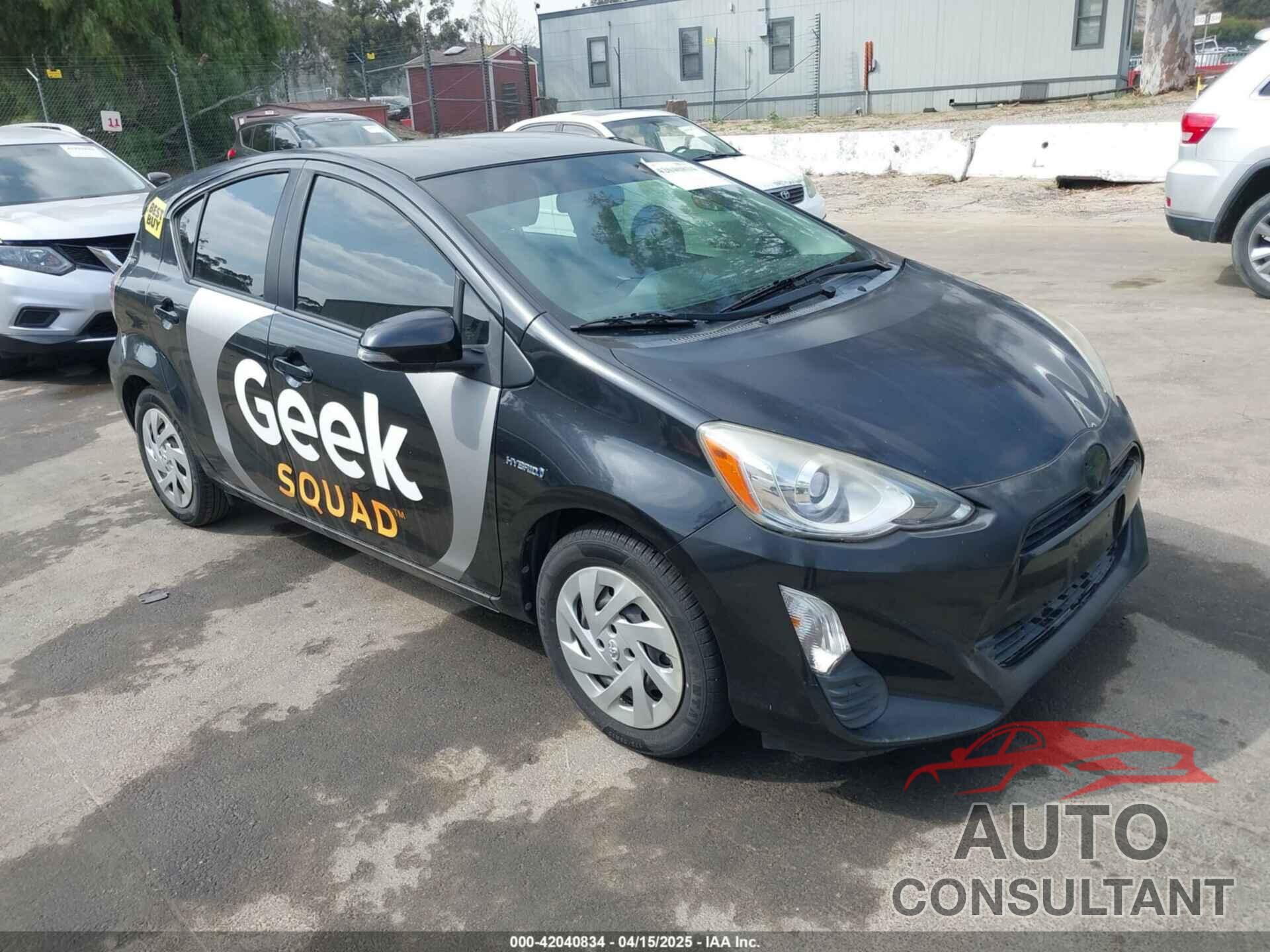 TOYOTA PRIUS C 2016 - JTDKDTB3XG1120950