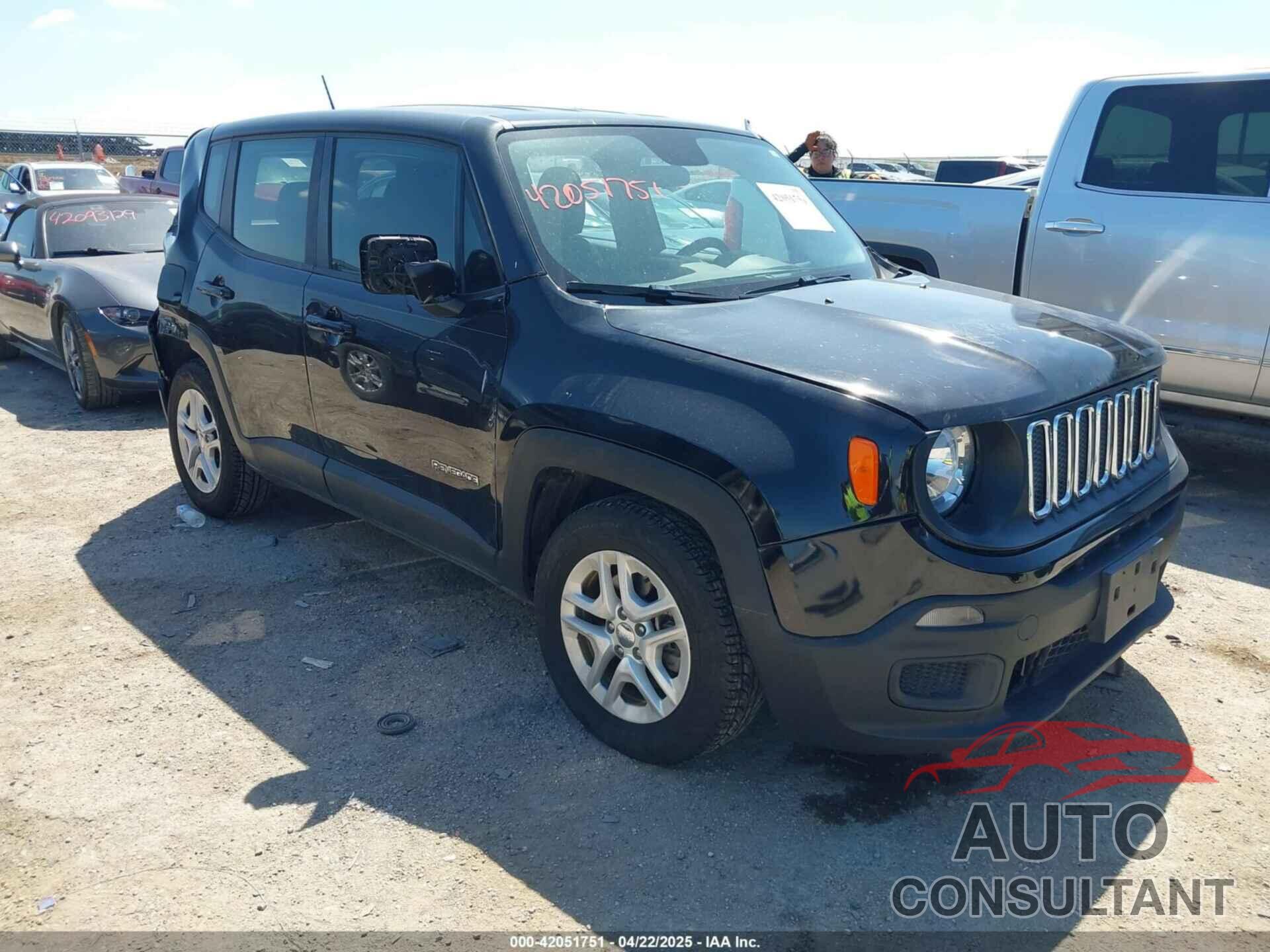 JEEP RENEGADE 2017 - ZACCJAABXHPG17623